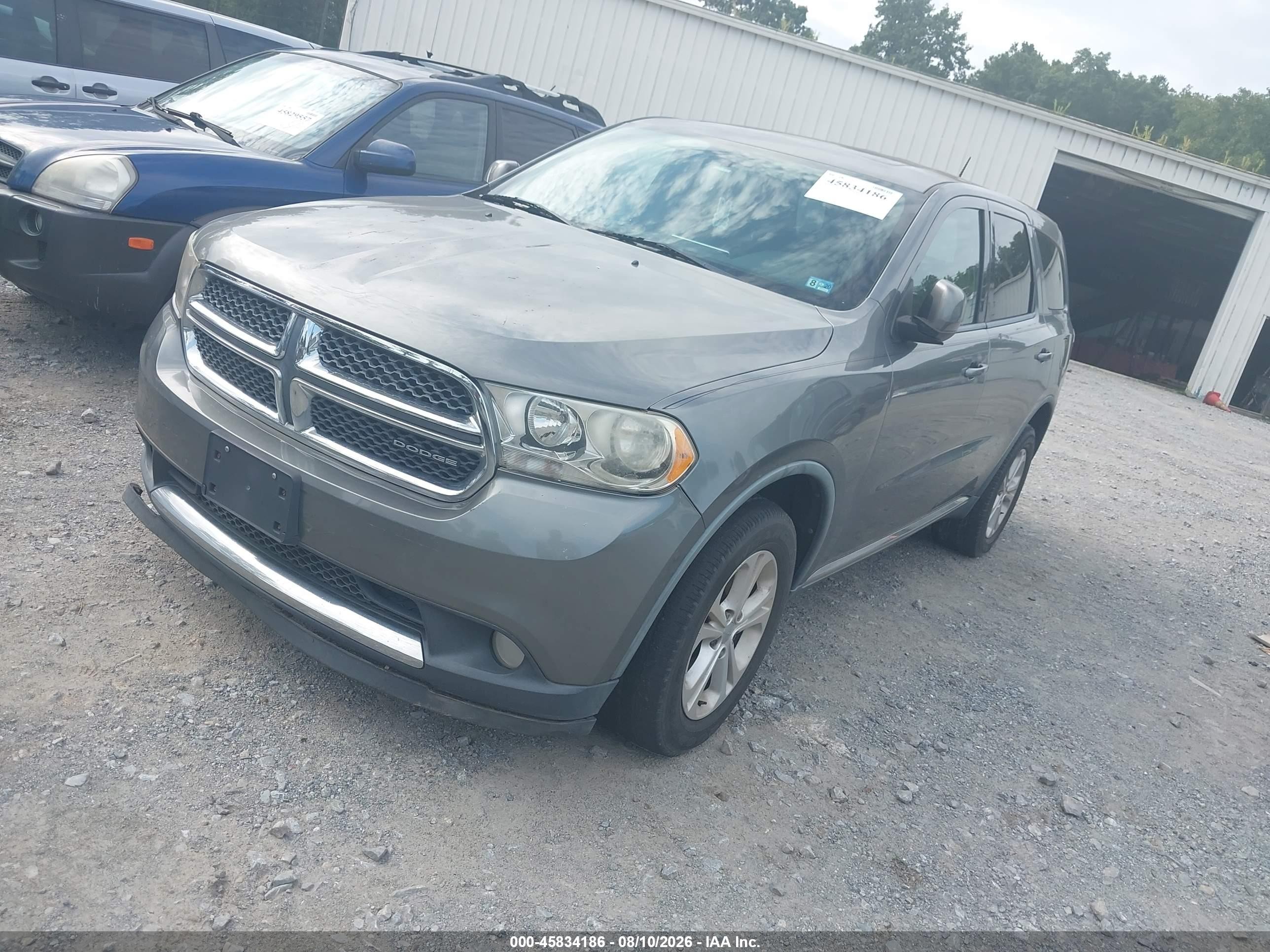 2011 Dodge Durango Express Gray vin: 1D4RE2GG2BC712487