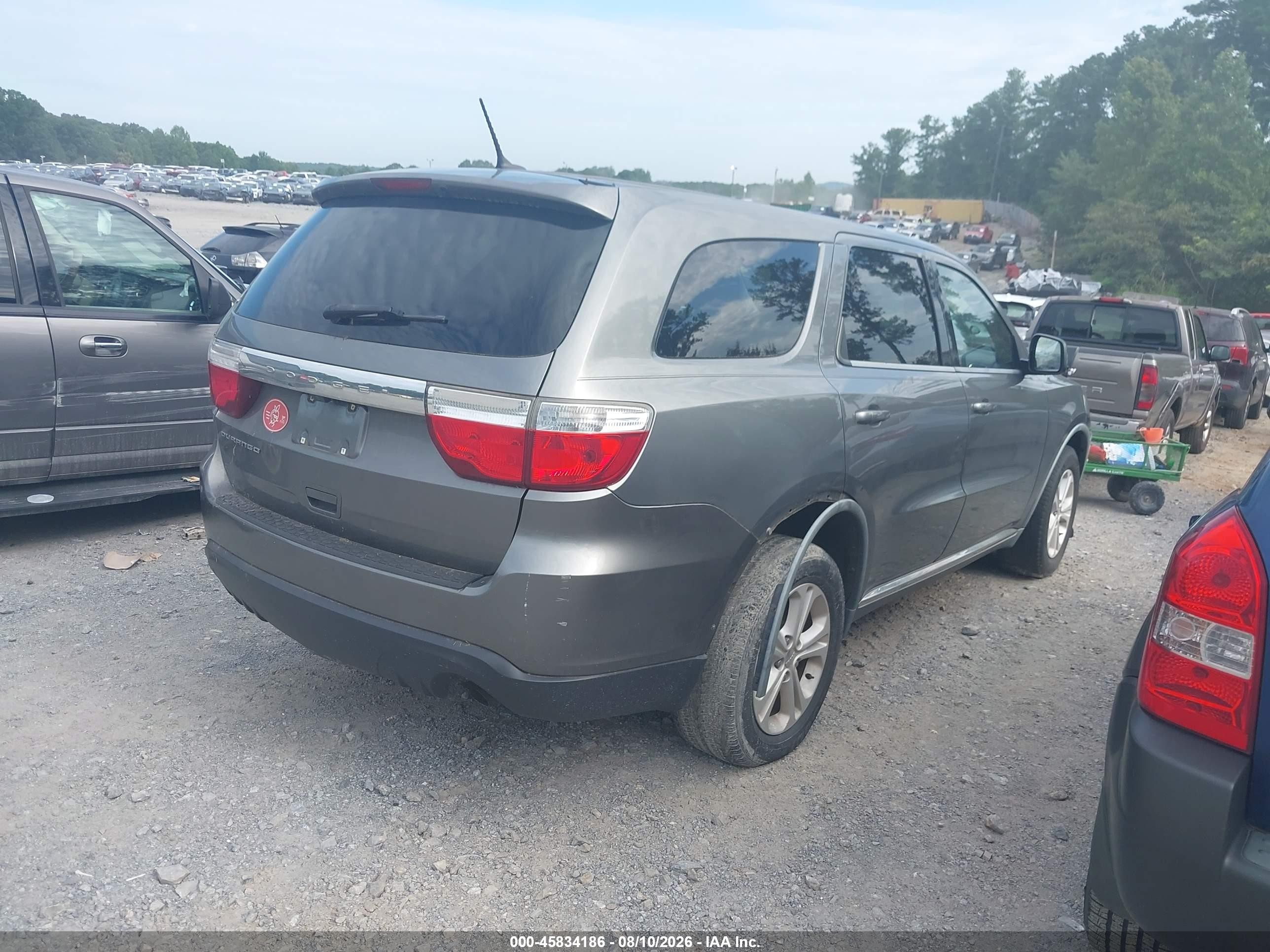 2011 Dodge Durango Express Gray vin: 1D4RE2GG2BC712487