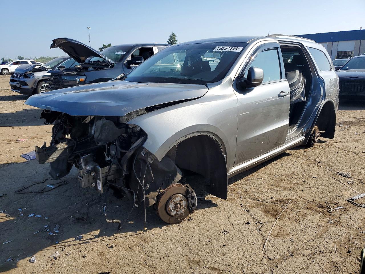 2011 Dodge Durango Express Silver vin: 1D4RE2GG2BC733744