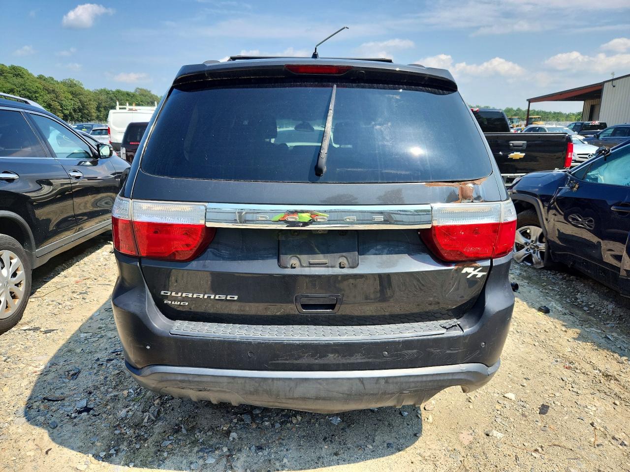 2011 Dodge Durango Express Black vin: 1D4RE2GG3BC717343