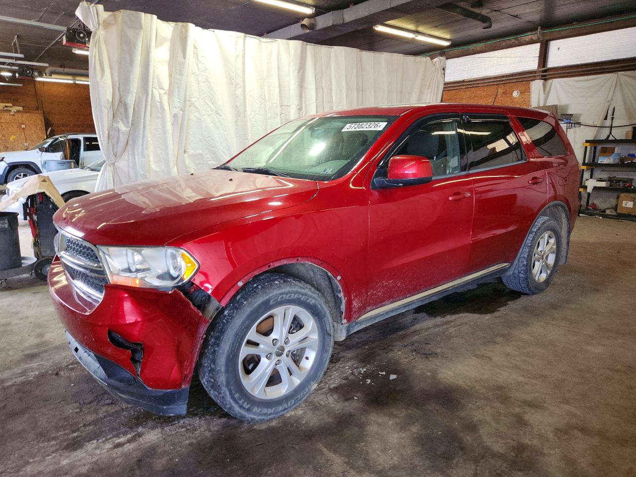 2011 Dodge Durango Express Red vin: 1D4RE2GG4BC616098