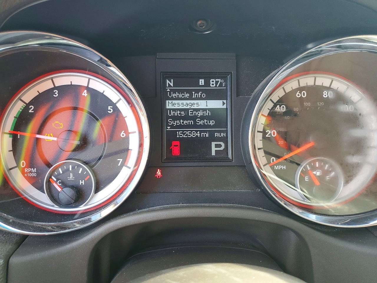 2011 Dodge Durango Express White vin: 1D4RE2GG4BC635508