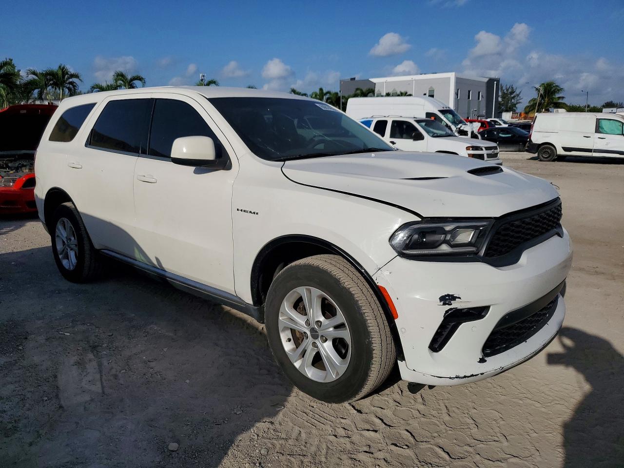 2011 Dodge Durango Express White vin: 1D4RE2GG4BC635508