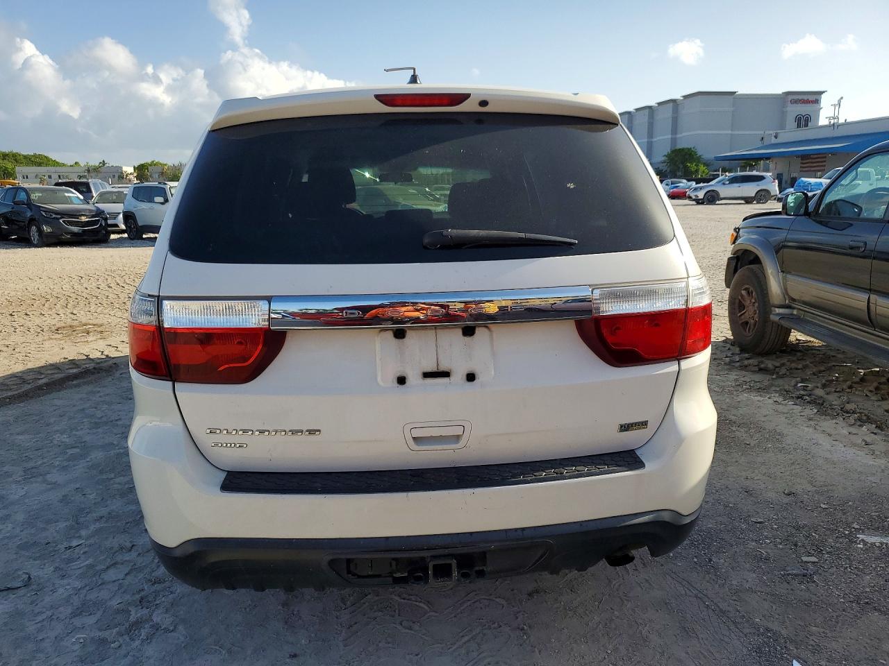2011 Dodge Durango Express White vin: 1D4RE2GG4BC635508