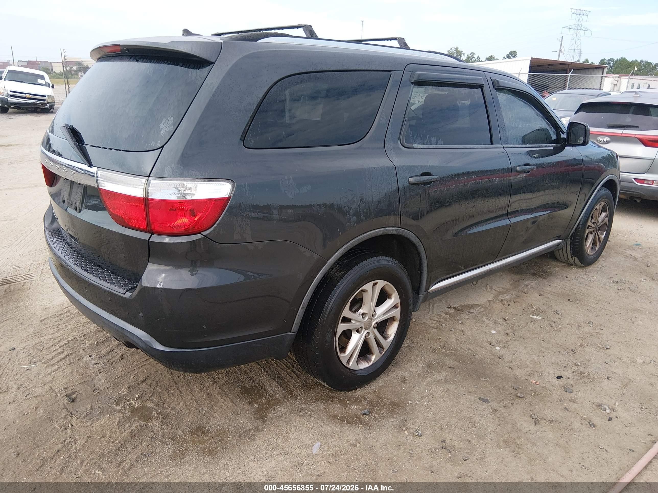 2011 Dodge Durango Express Black vin: 1D4RE2GG4BC684644