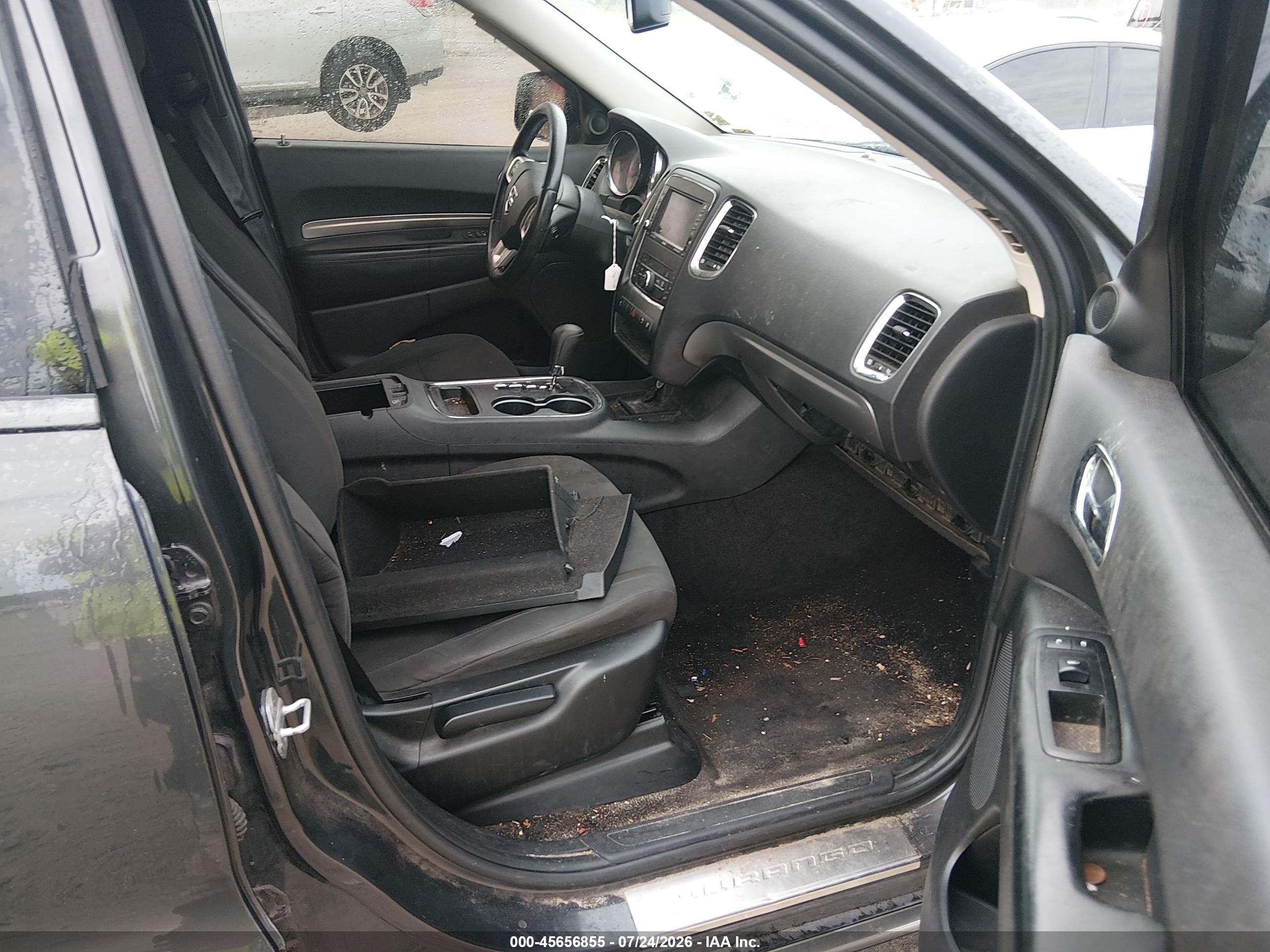 2011 Dodge Durango Express Black vin: 1D4RE2GG4BC684644
