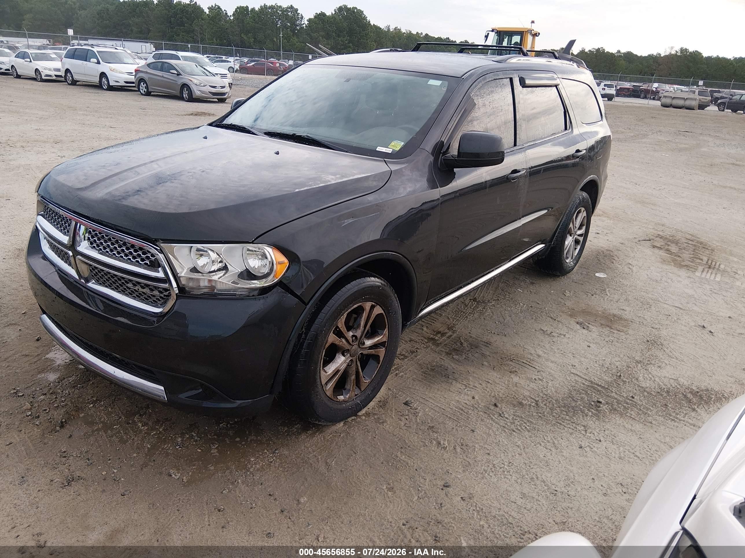 2011 Dodge Durango Express Black vin: 1D4RE2GG4BC684644