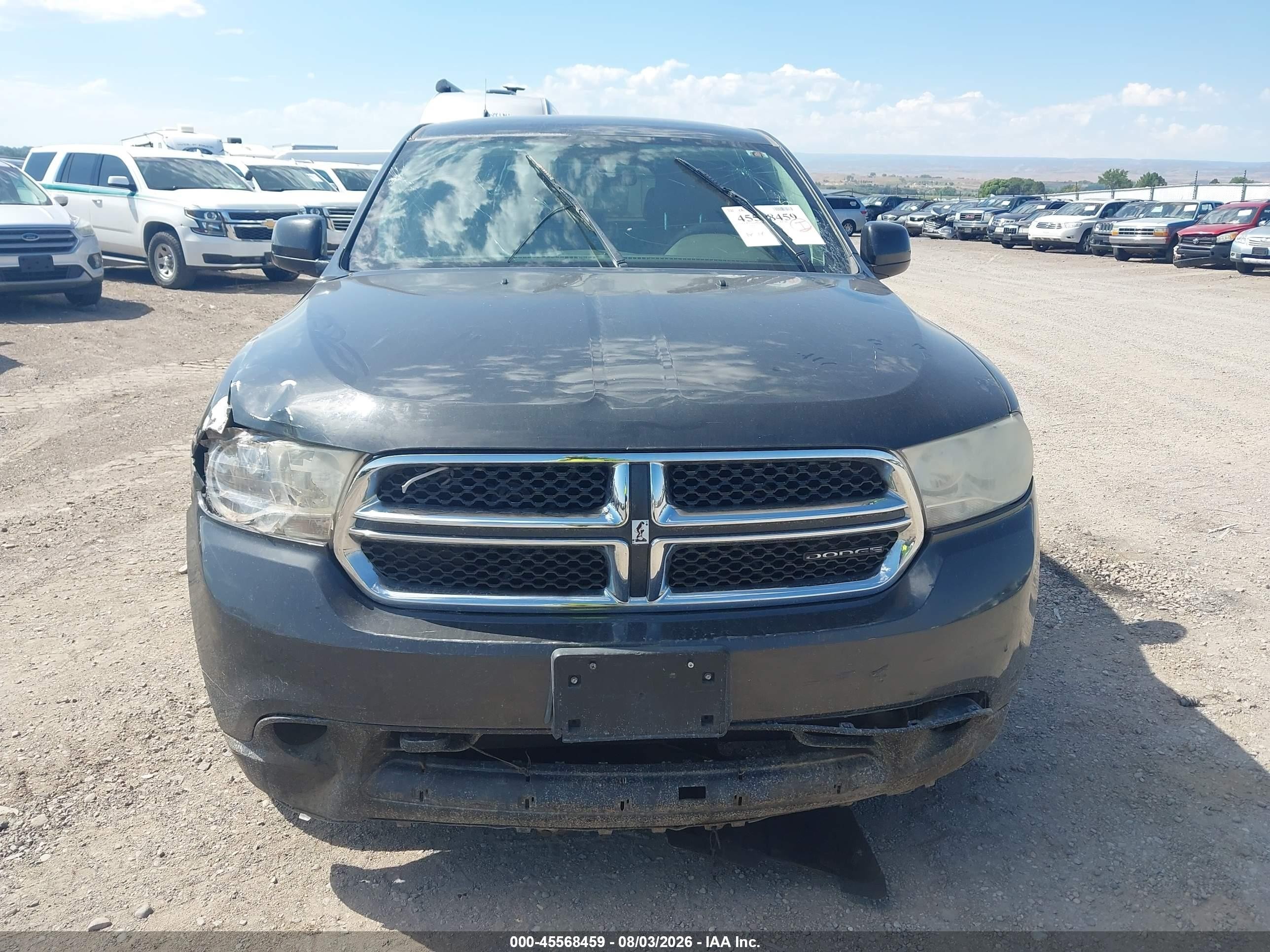 2011 Dodge Durango Express Gray vin: 1D4RE2GG5BC628535