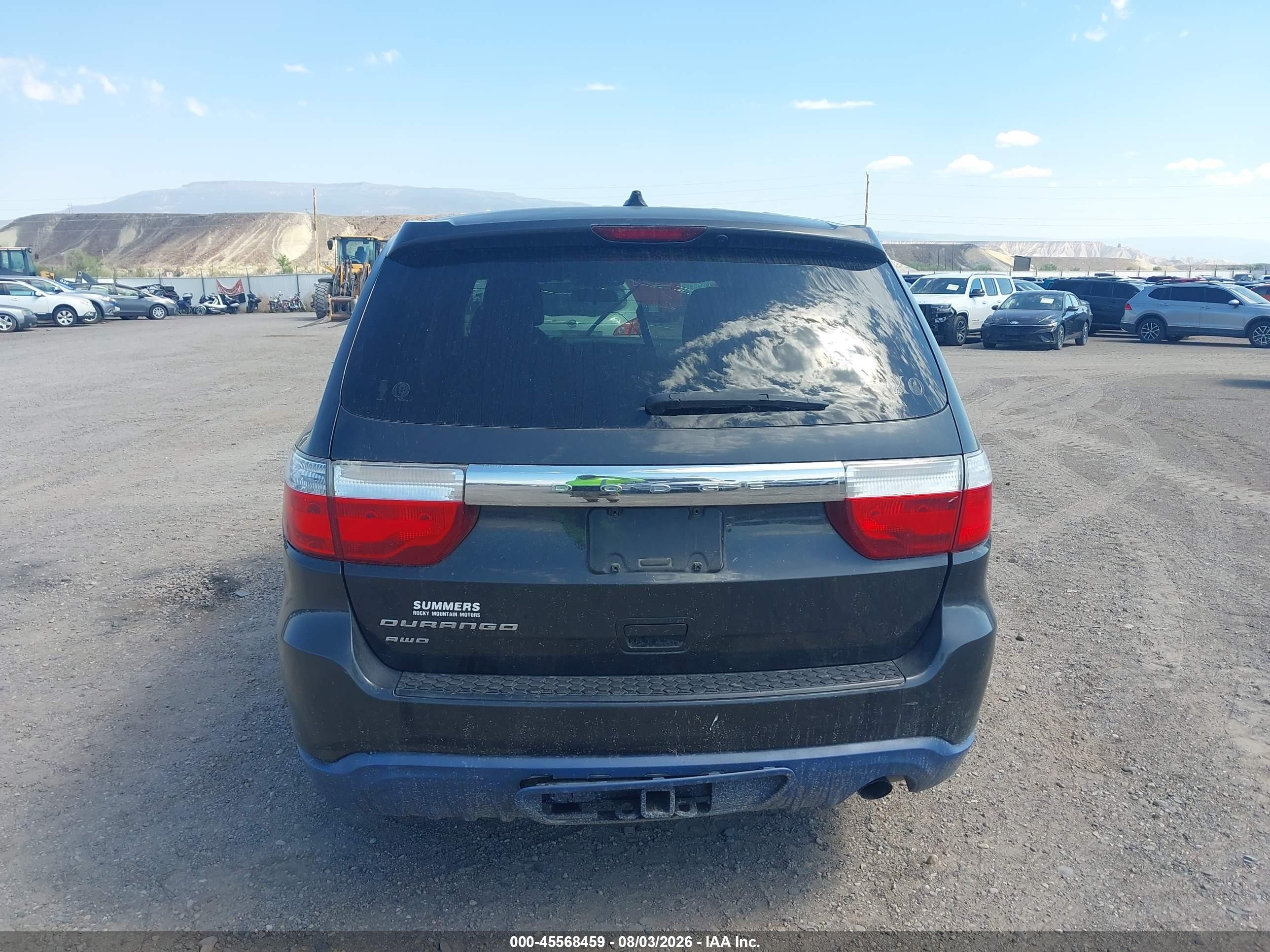 2011 Dodge Durango Express Gray vin: 1D4RE2GG5BC628535