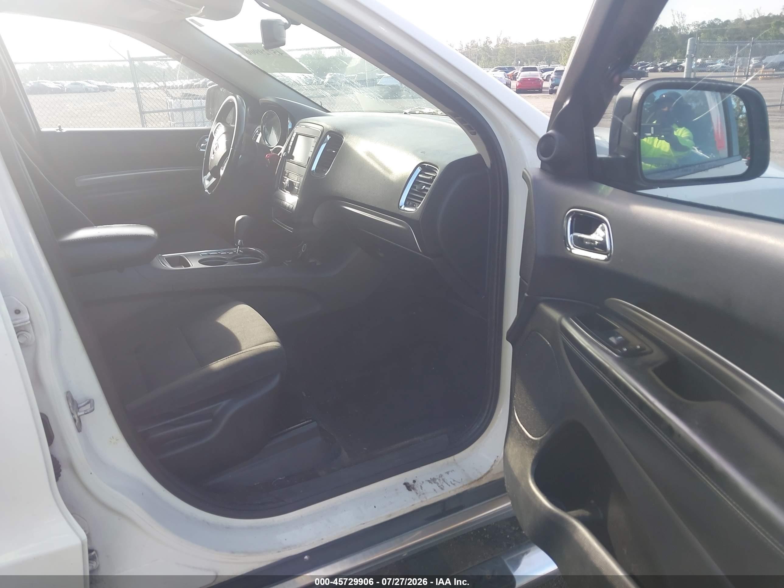 2011 Dodge Durango Express White vin: 1D4RE2GG5BC740395