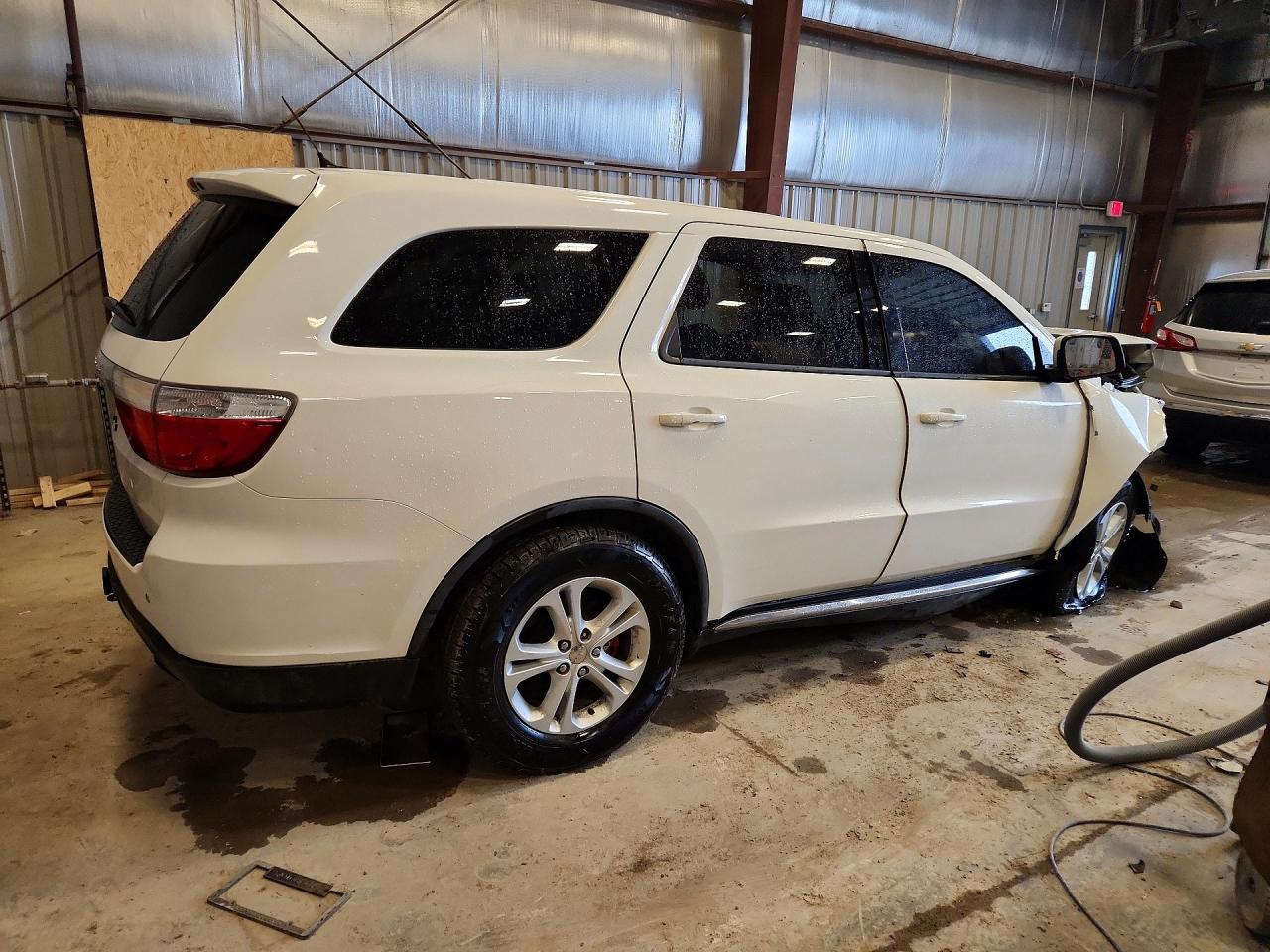 2011 Dodge Durango Express White vin: 1D4RE2GG6BC624221