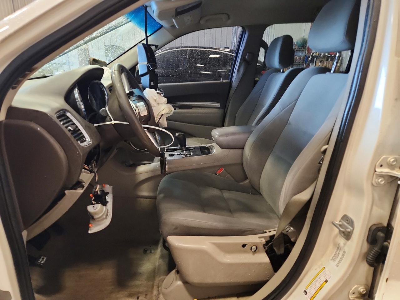 2011 Dodge Durango Express White vin: 1D4RE2GG6BC624221