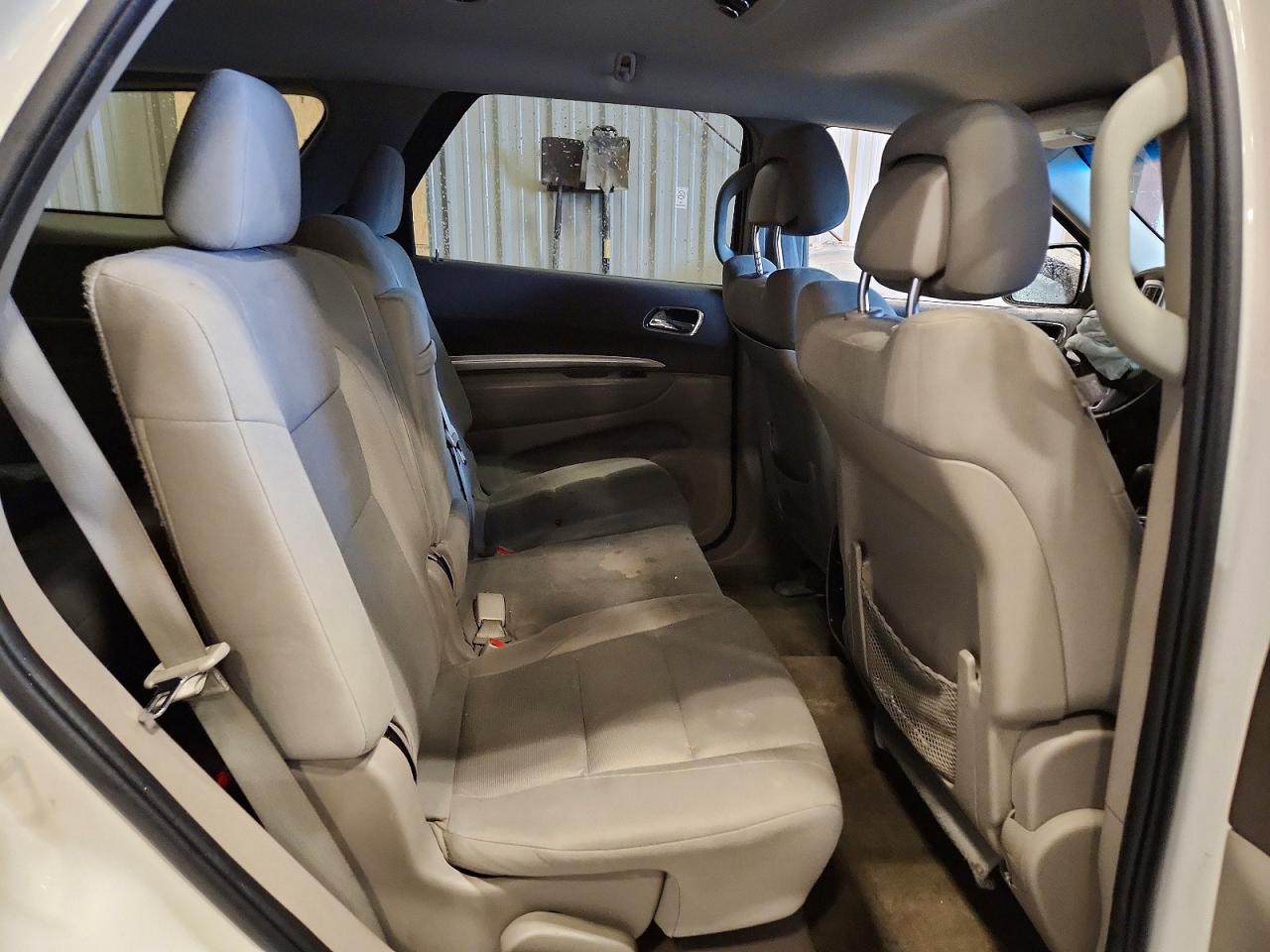 2011 Dodge Durango Express White vin: 1D4RE2GG6BC624221