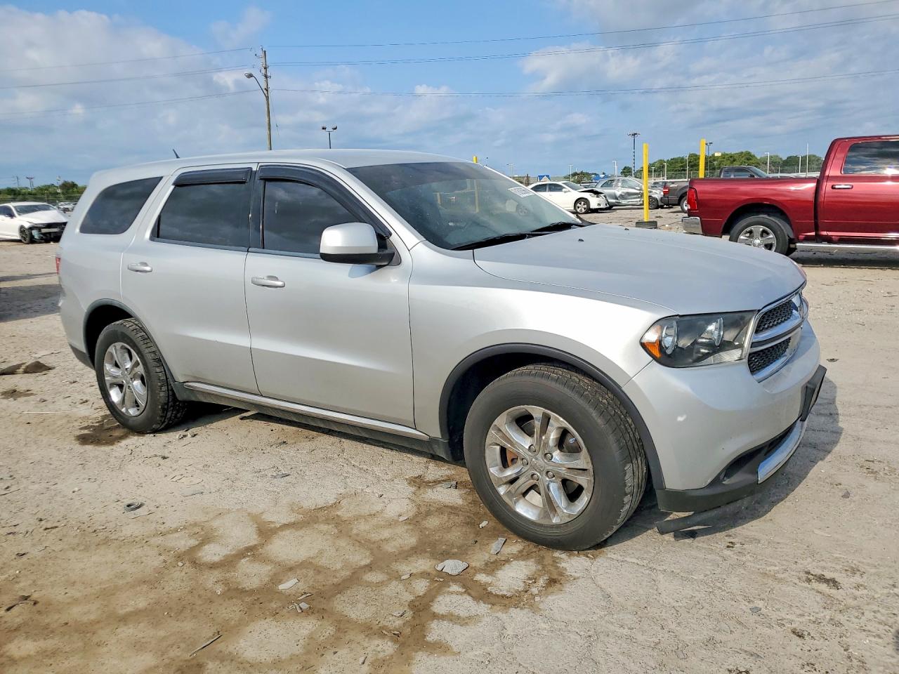 2011 Dodge Durango Express Silver vin: 1D4RE2GG7BC684850