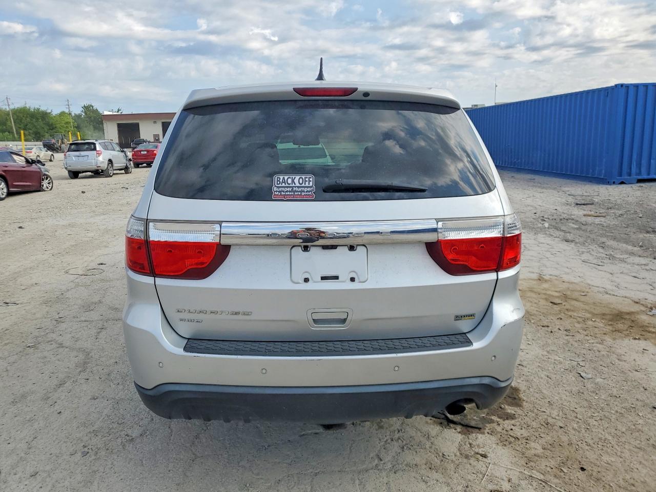 2011 Dodge Durango Express Silver vin: 1D4RE2GG7BC684850