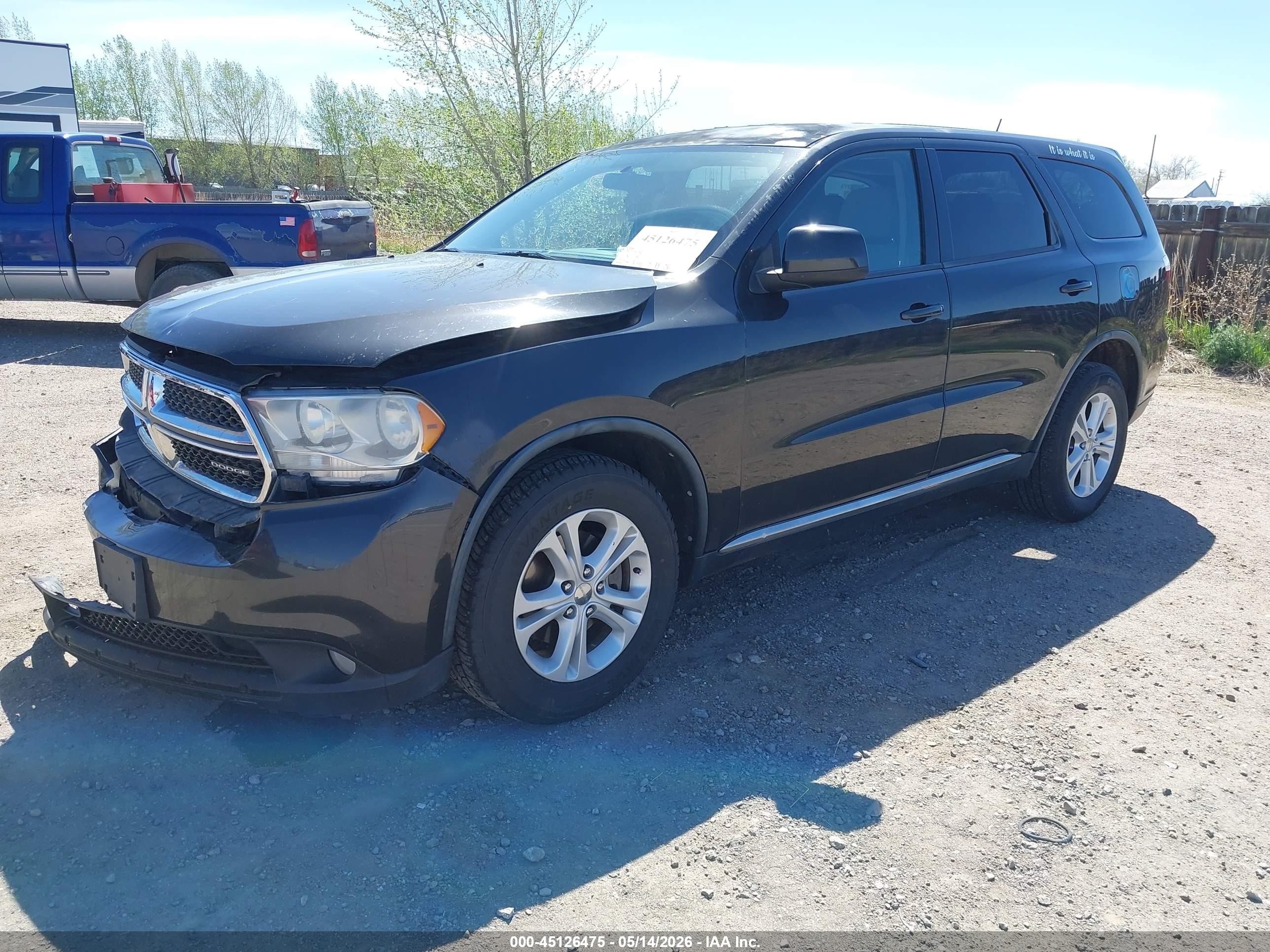 2011 Dodge Durango Express Black vin: 1D4RE2GG7BC730788