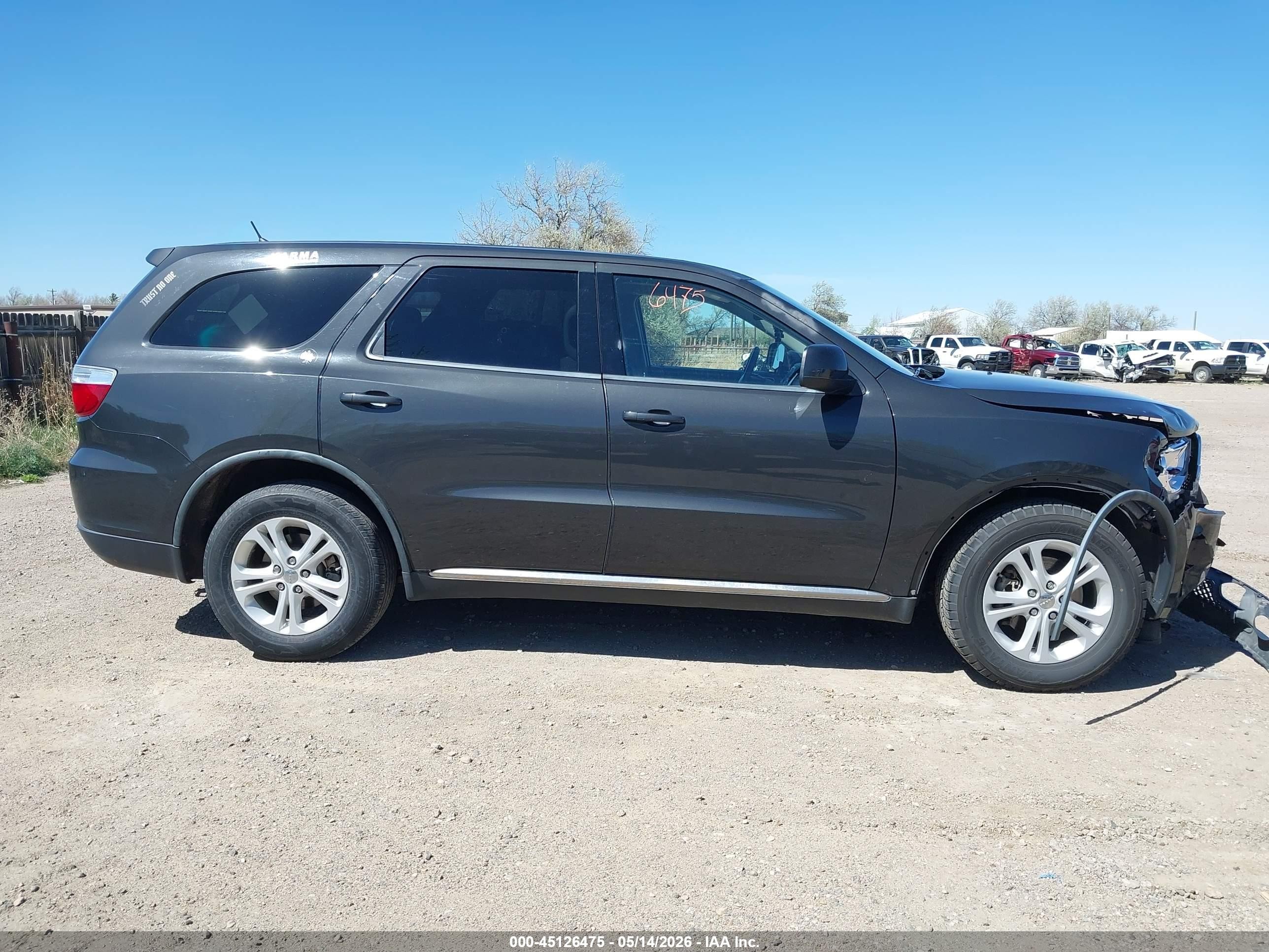 2011 Dodge Durango Express Black vin: 1D4RE2GG7BC730788