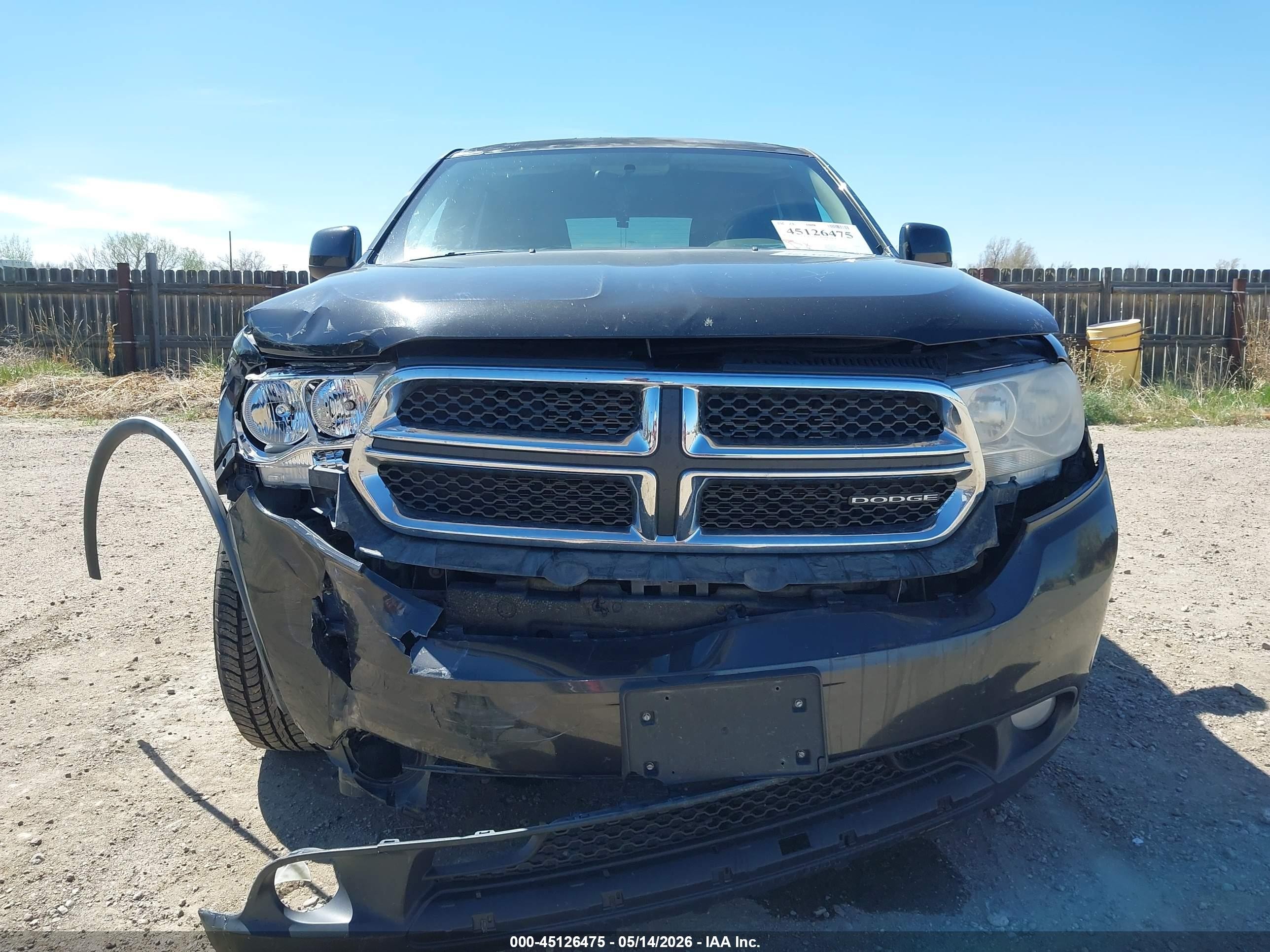 2011 Dodge Durango Express Black vin: 1D4RE2GG7BC730788