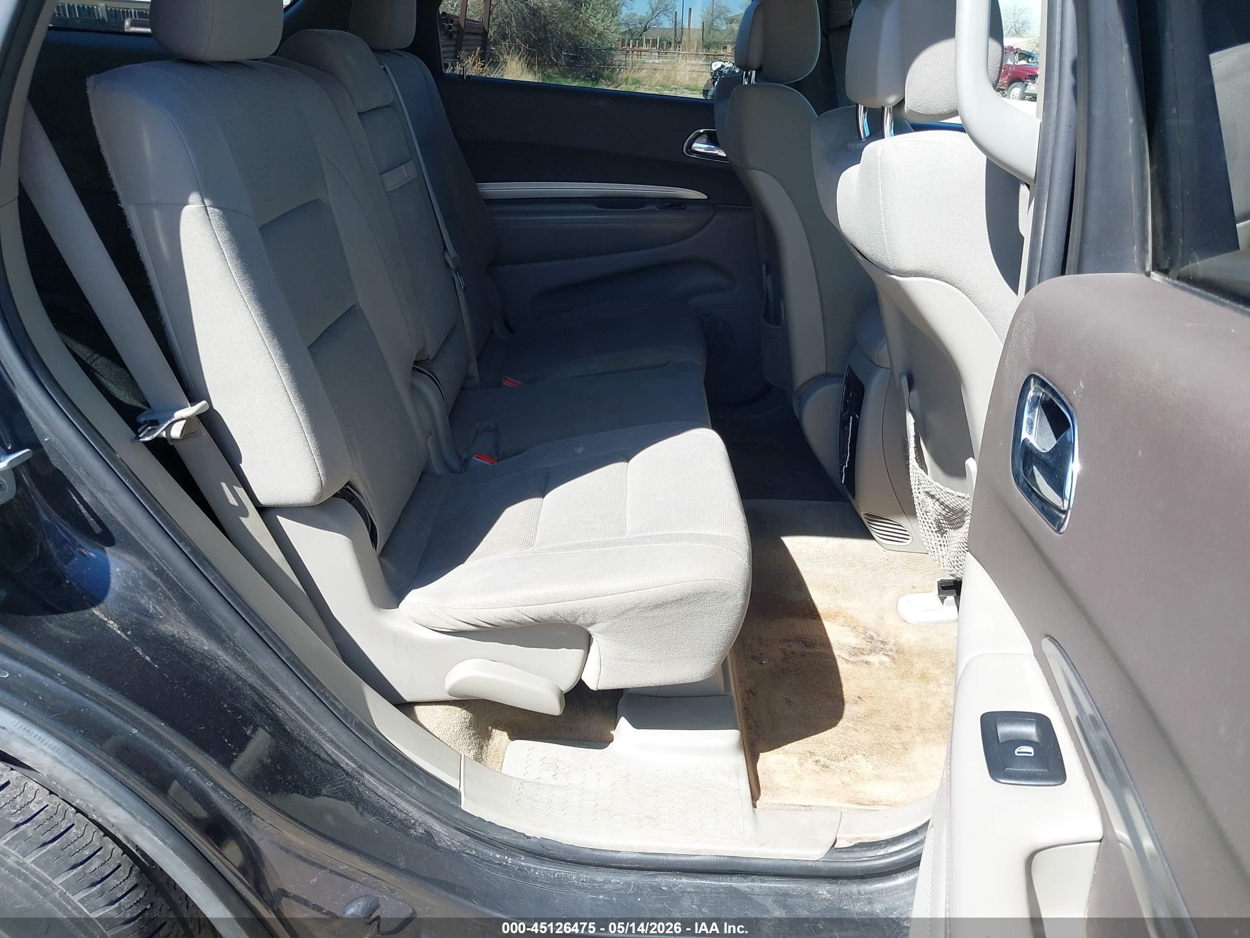 2011 Dodge Durango Express Black vin: 1D4RE2GG7BC730788