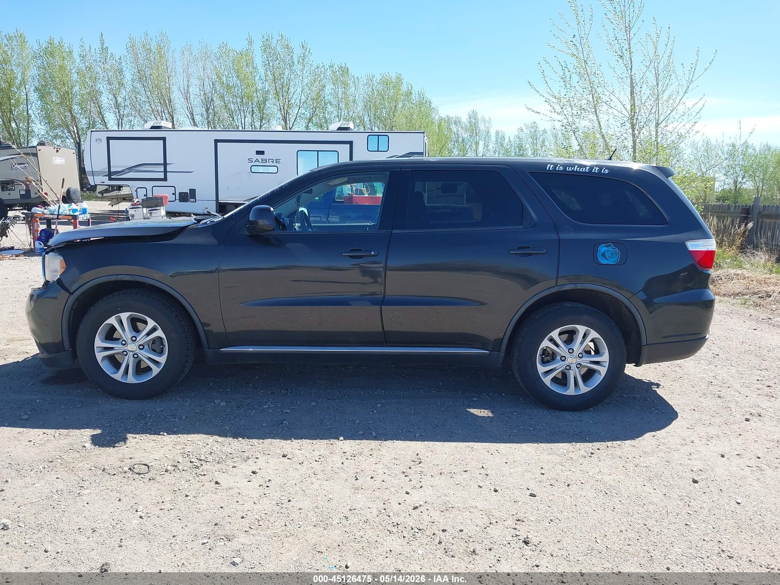 2011 Dodge Durango Express Black vin: 1D4RE2GG7BC730788