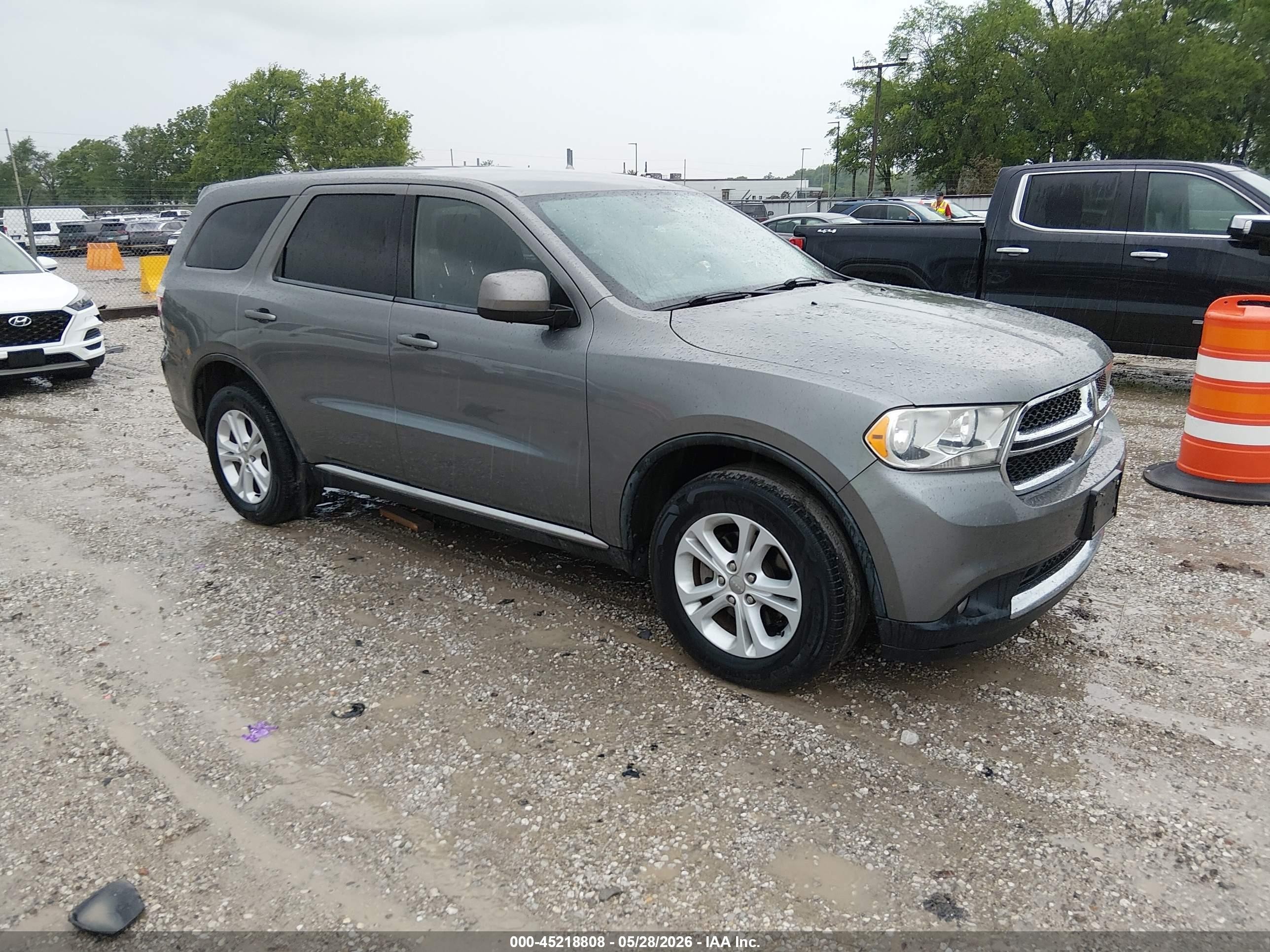 2011 Dodge Durango Express Gray vin: 1D4RE2GG7BC746442