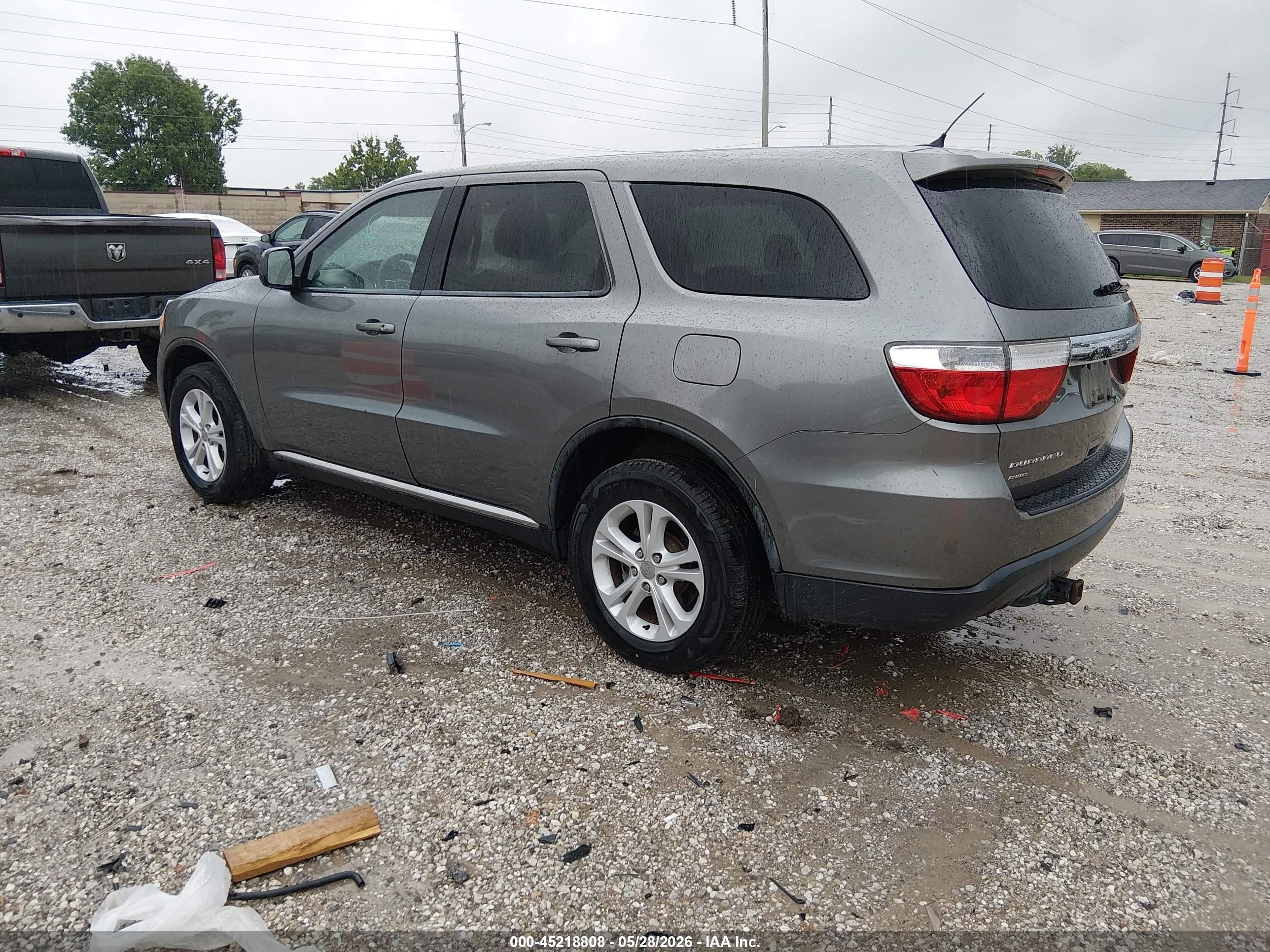 2011 Dodge Durango Express Gray vin: 1D4RE2GG7BC746442