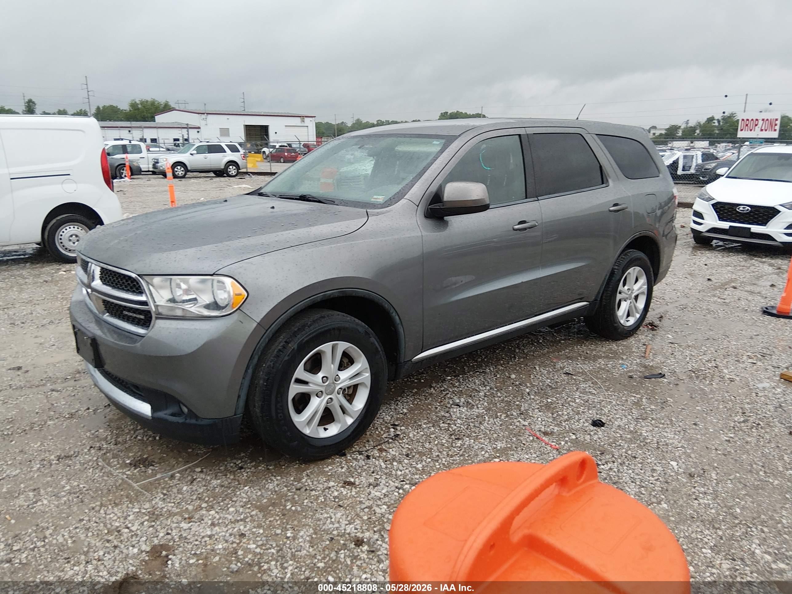 2011 Dodge Durango Express Gray vin: 1D4RE2GG7BC746442