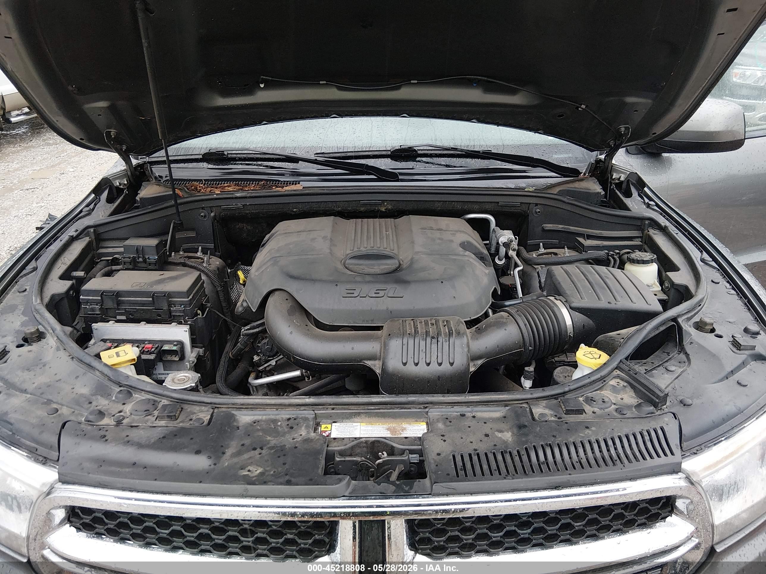 2011 Dodge Durango Express Gray vin: 1D4RE2GG7BC746442