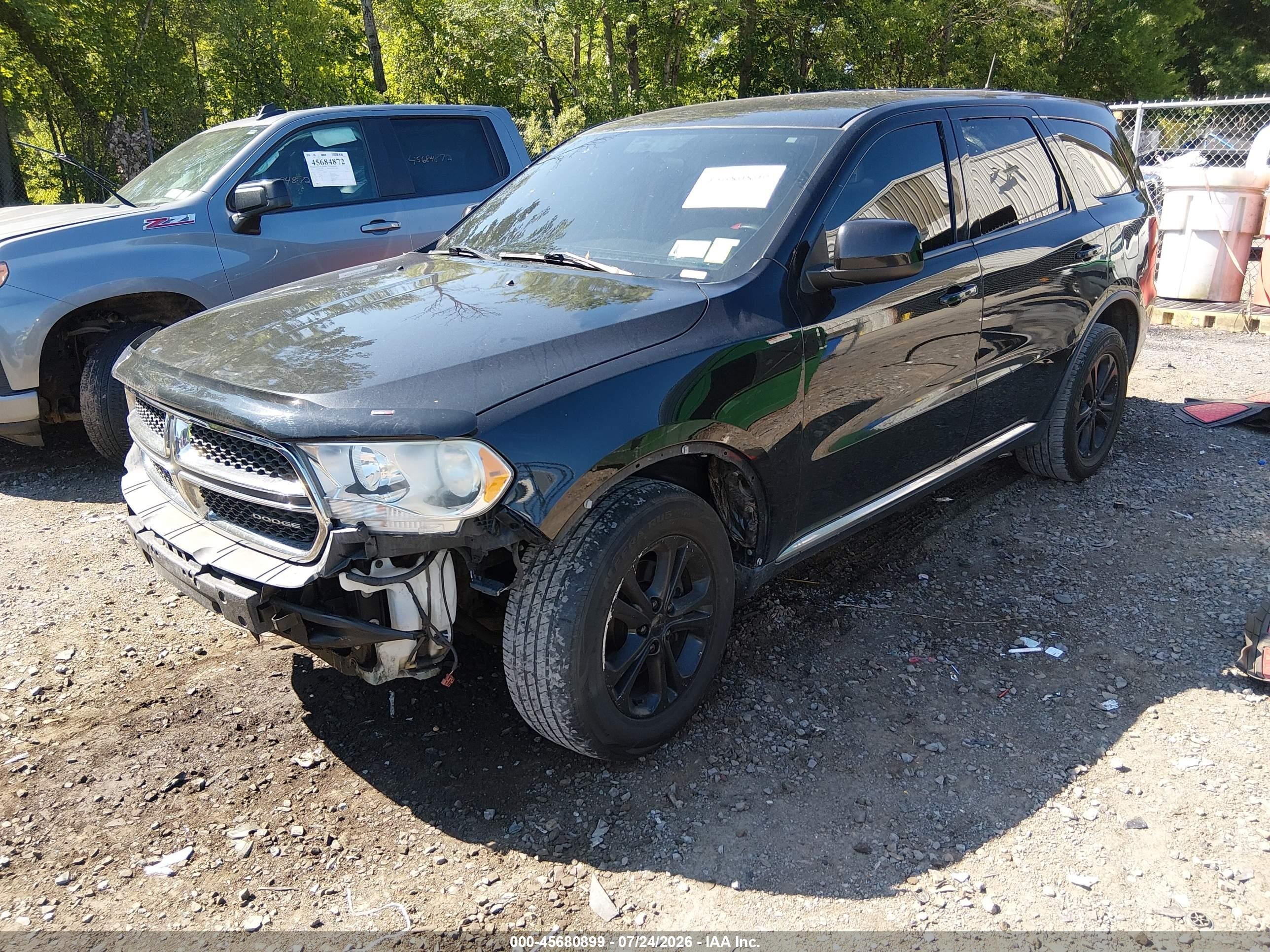 2011 Dodge Durango Express Black vin: 1D4RE2GG8BC684792