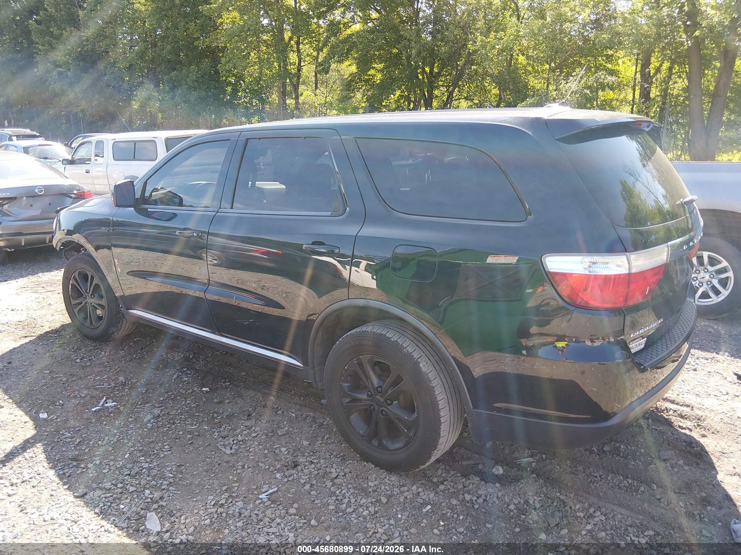 2011 Dodge Durango Express Black vin: 1D4RE2GG8BC684792