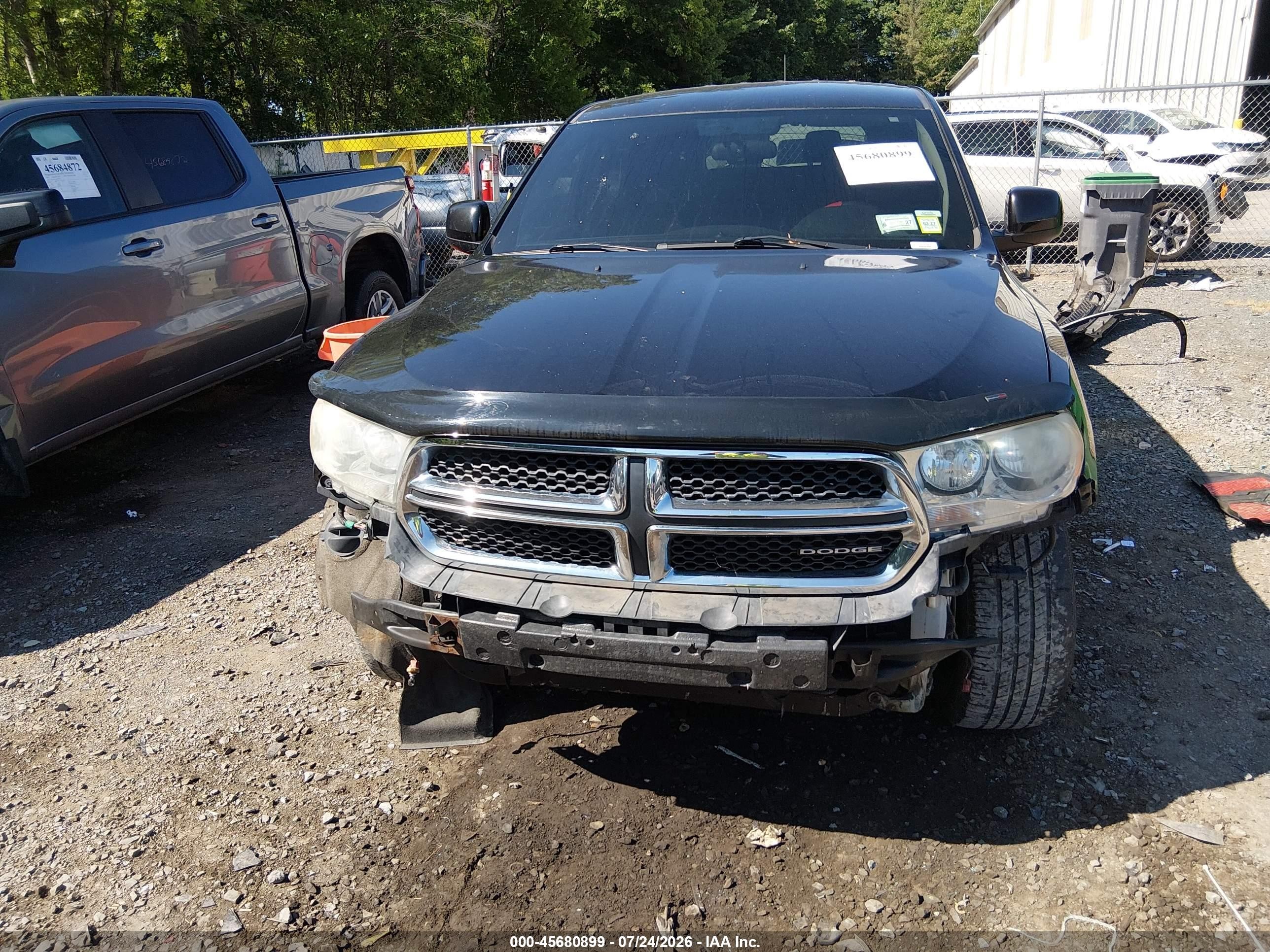 2011 Dodge Durango Express Black vin: 1D4RE2GG8BC684792