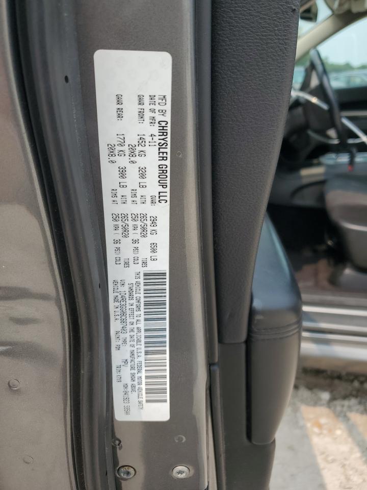 2011 Dodge Durango Heat Gray vin: 1D4RE3GG0BC687403