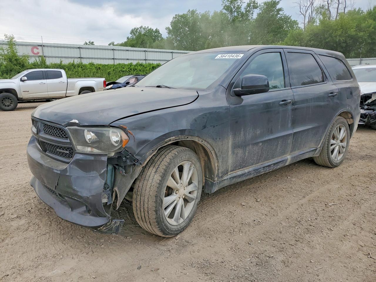 2011 Dodge Durango Heat Серый vin: 1D4RE3GG3BC687413