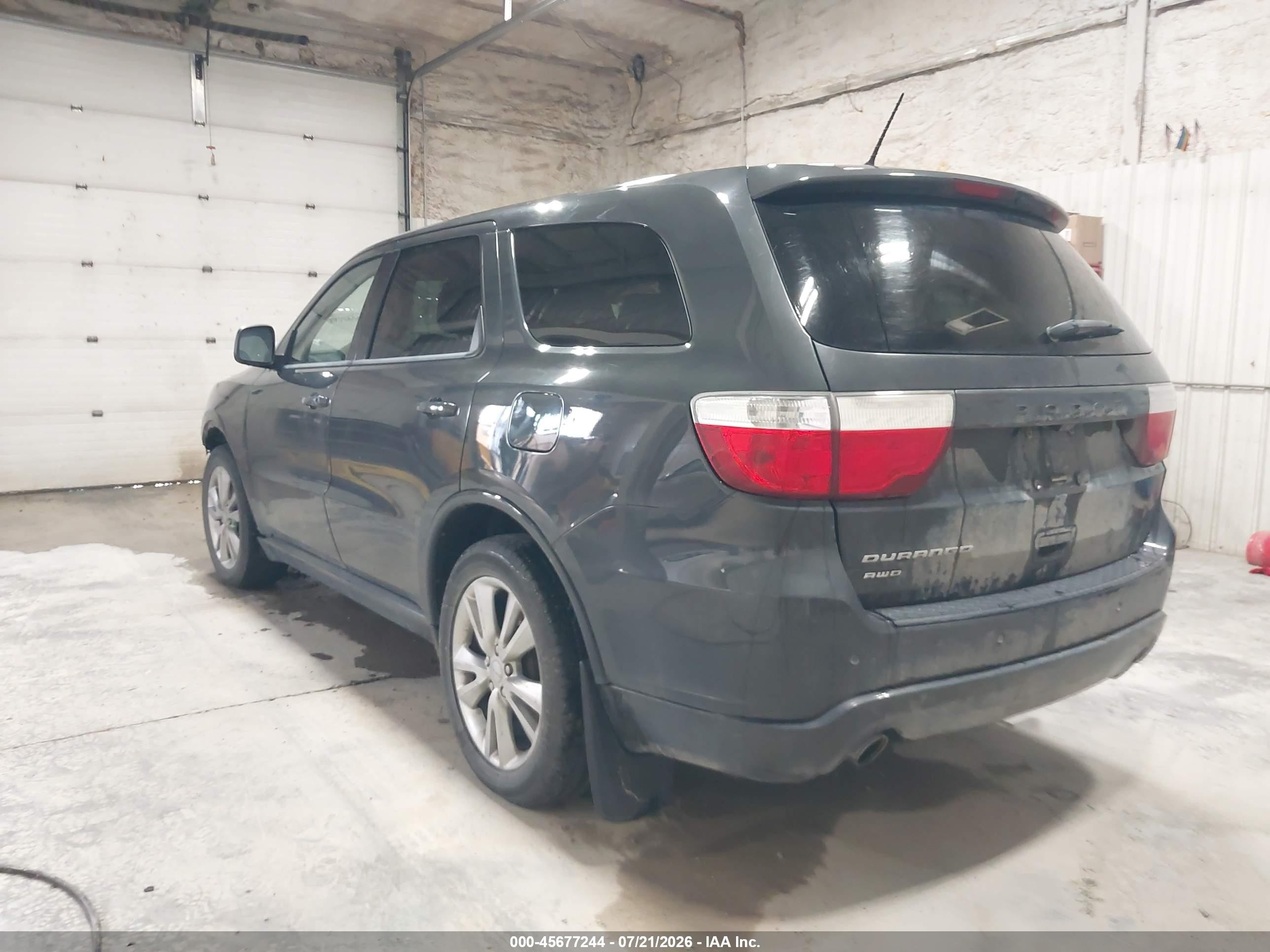 2011 Dodge Durango Heat Gray vin: 1D4RE3GG9BC706191