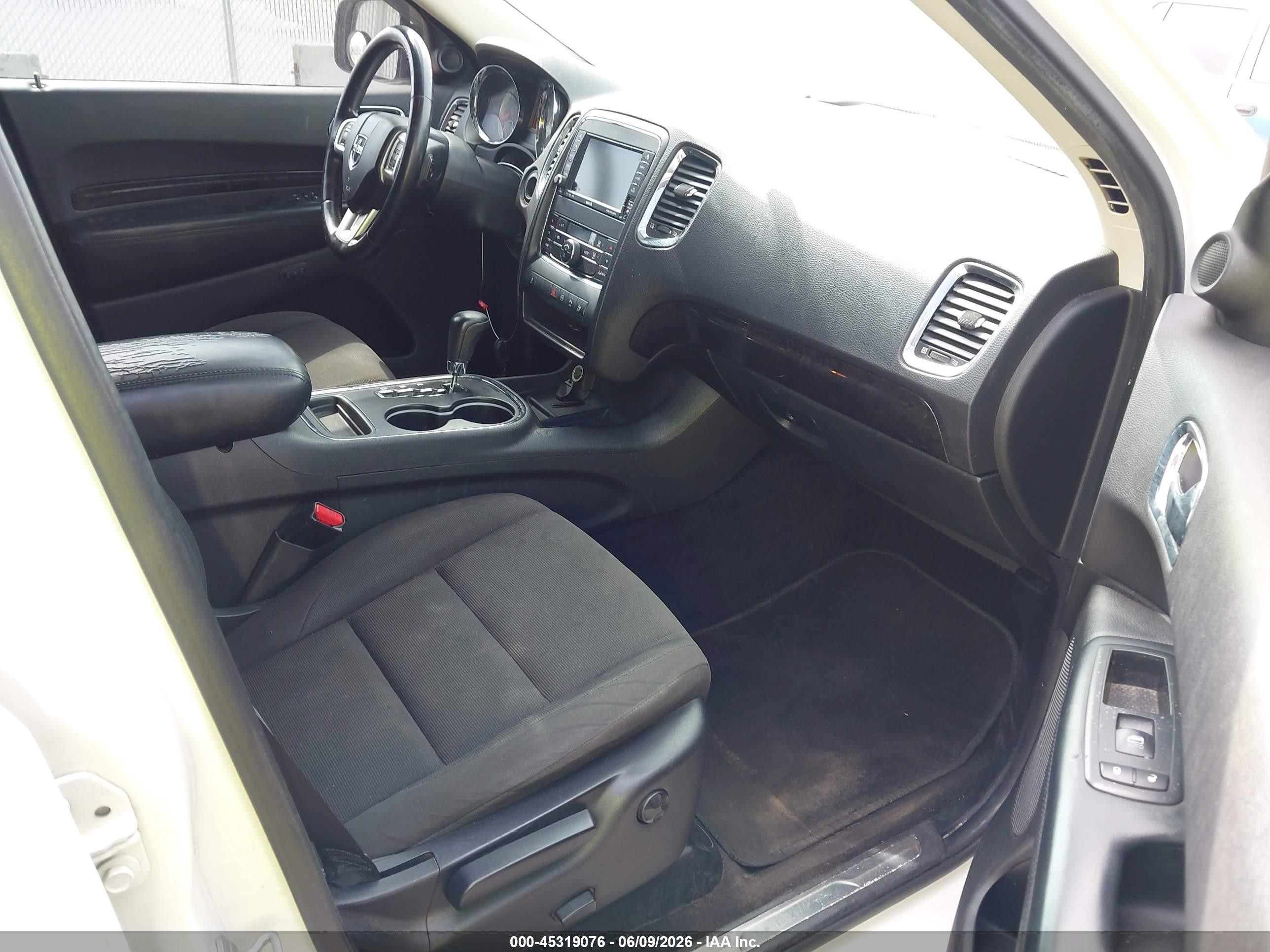 2011 Dodge Durango Crew White vin: 1D4RE4GG0BC720471