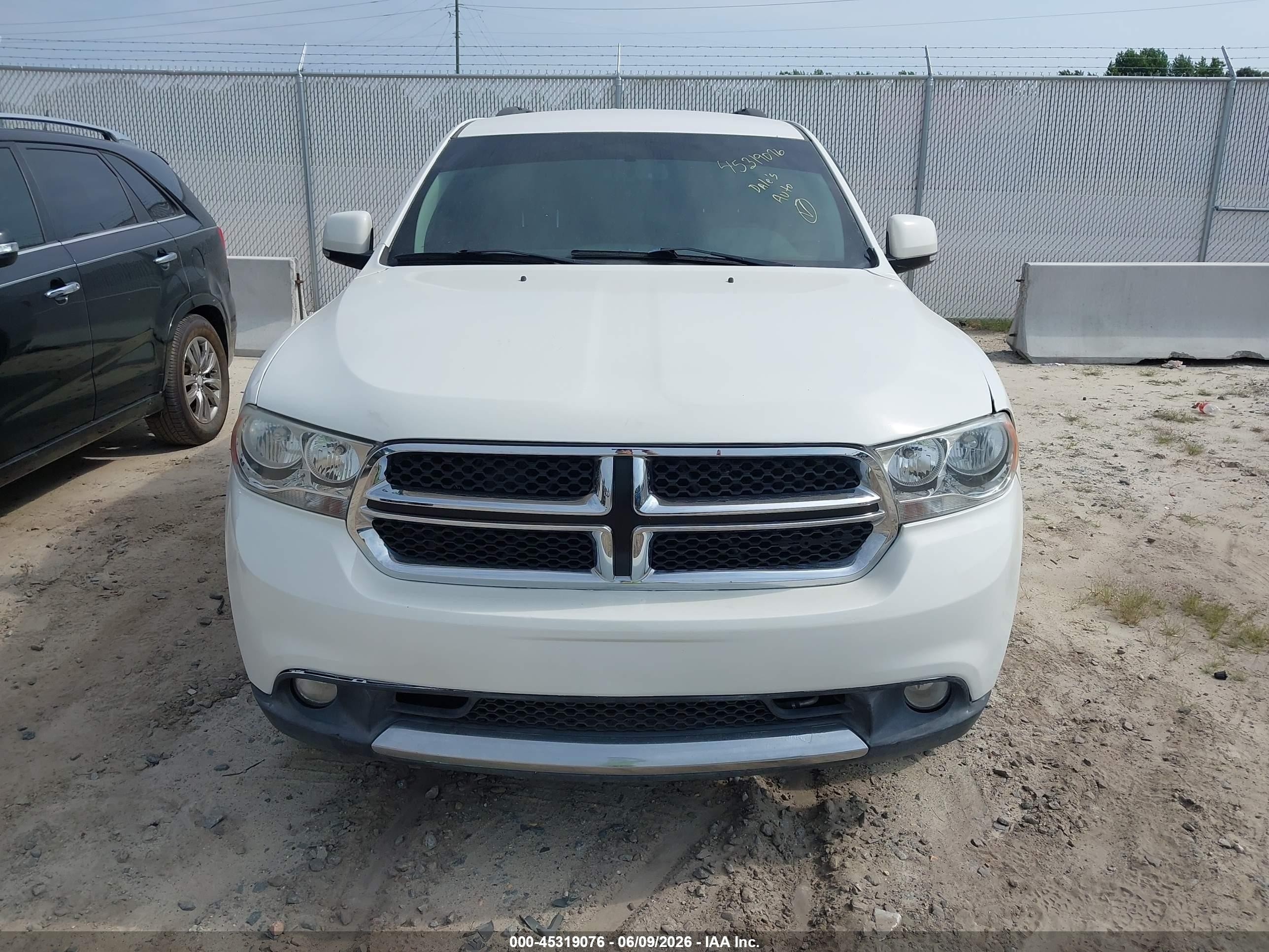 2011 Dodge Durango Crew White vin: 1D4RE4GG0BC720471