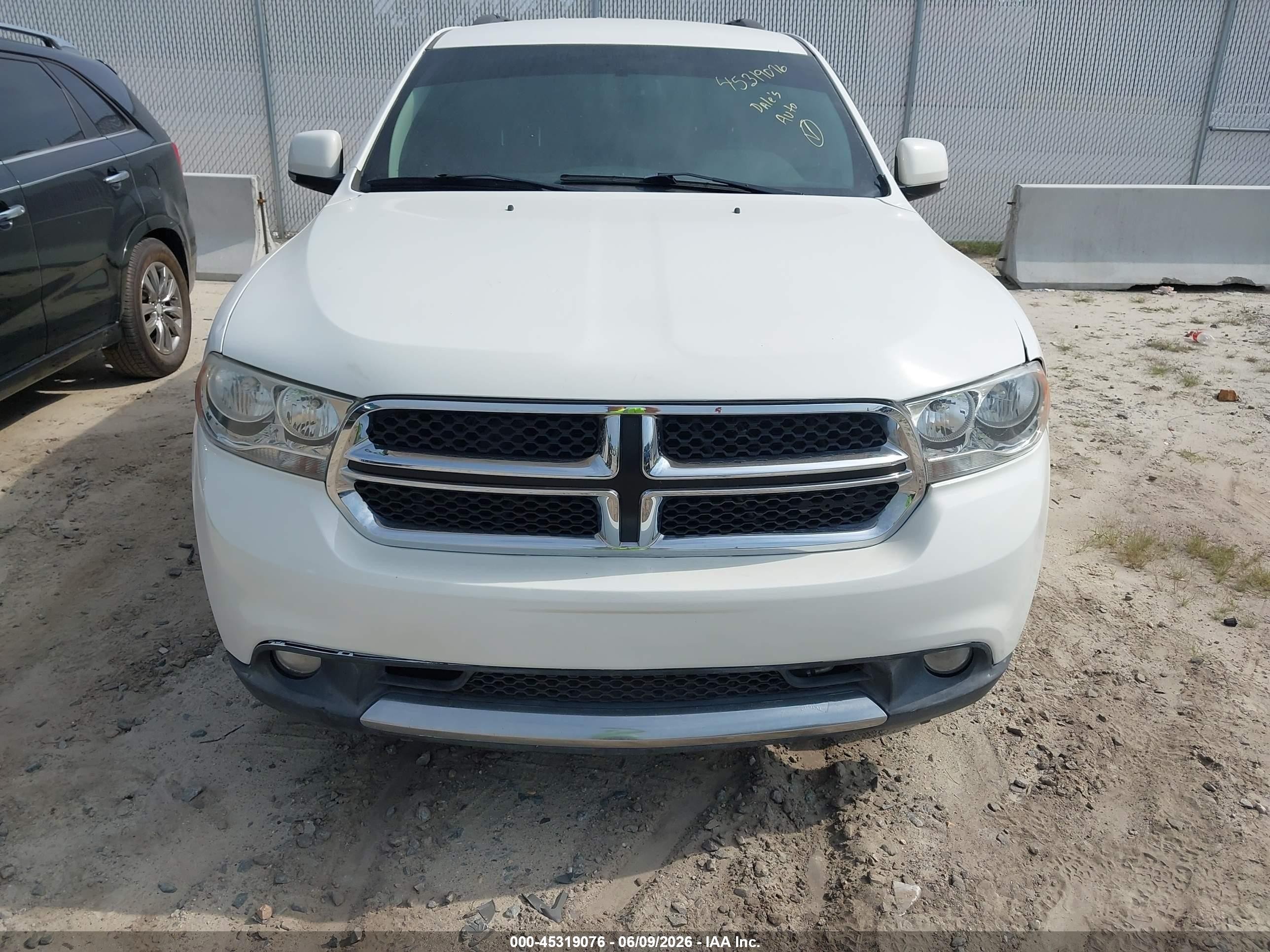 2011 Dodge Durango Crew White vin: 1D4RE4GG0BC720471