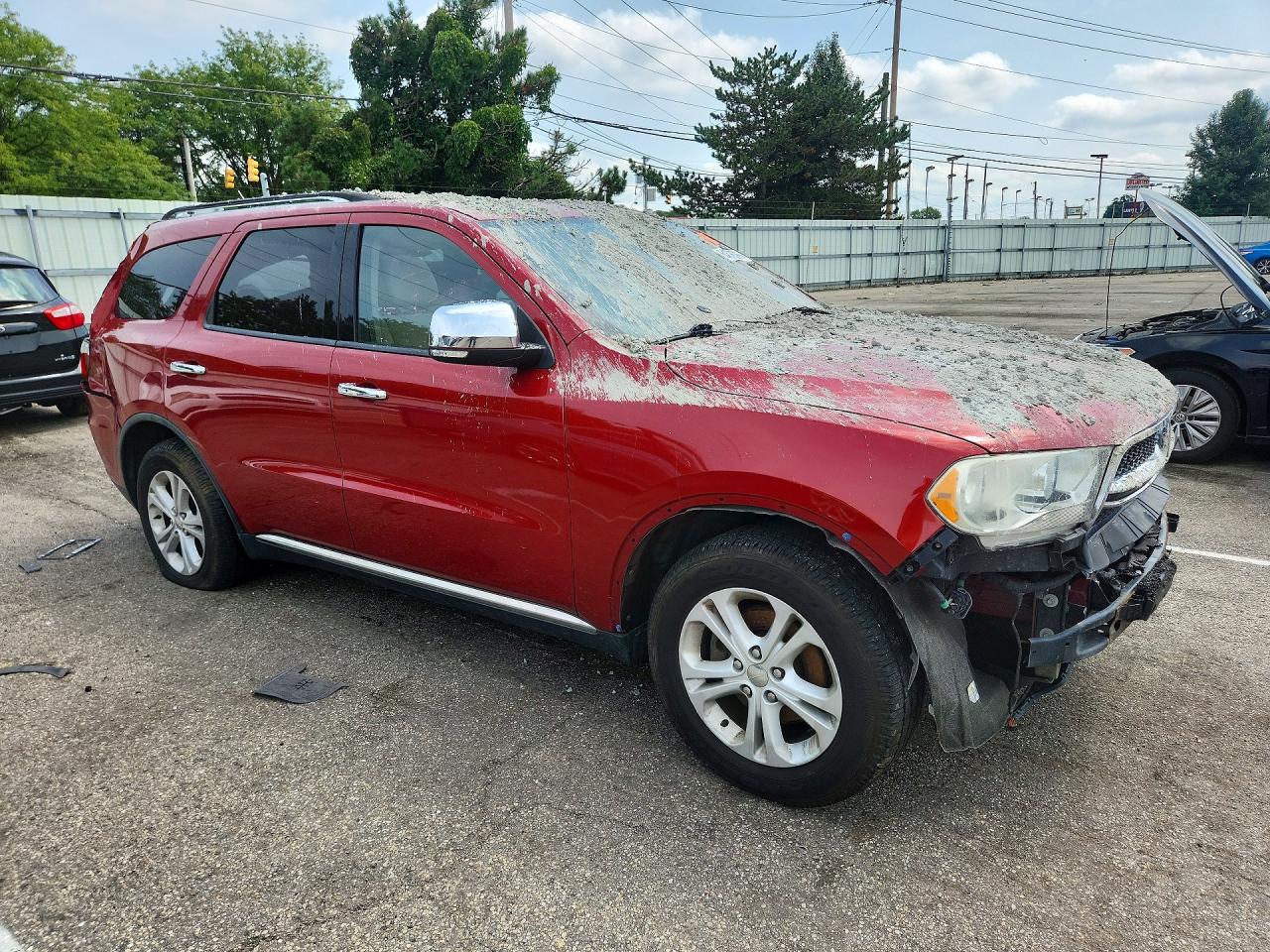 2011 Dodge Durango Crew Красный vin: 1D4RE4GG1BC598994