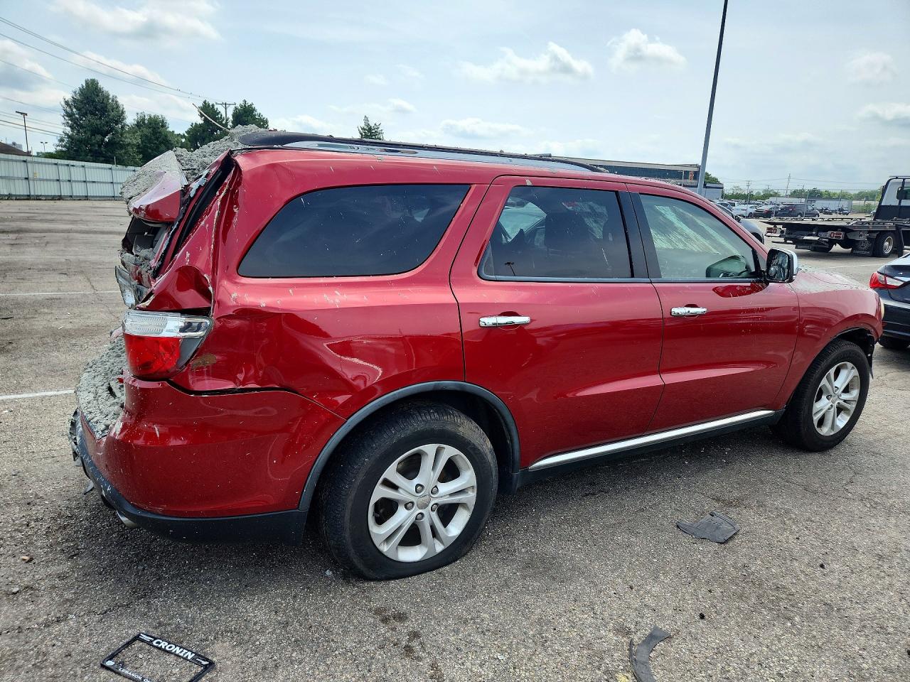 2011 Dodge Durango Crew Красный vin: 1D4RE4GG1BC598994