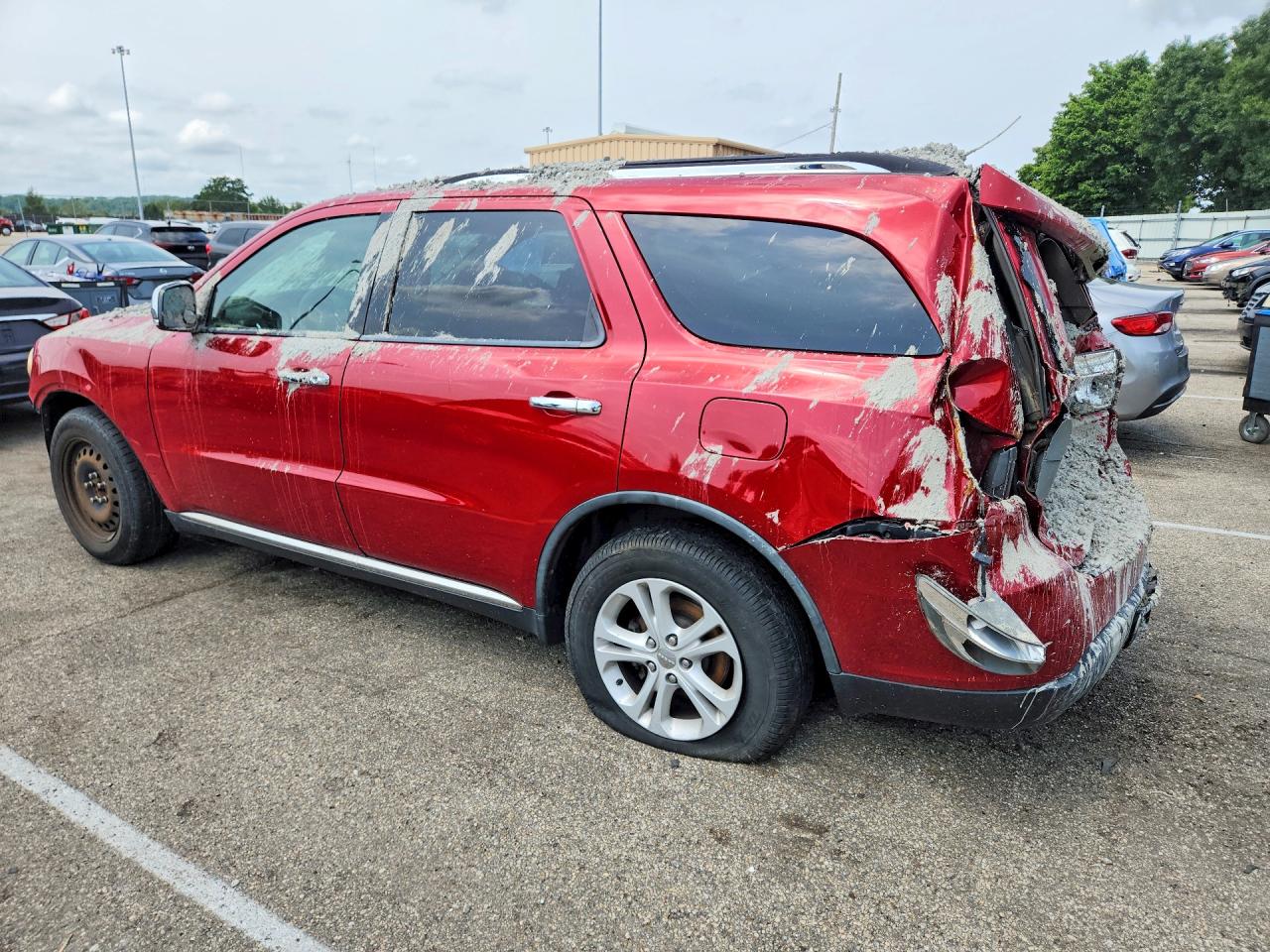 2011 Dodge Durango Crew Красный vin: 1D4RE4GG1BC598994