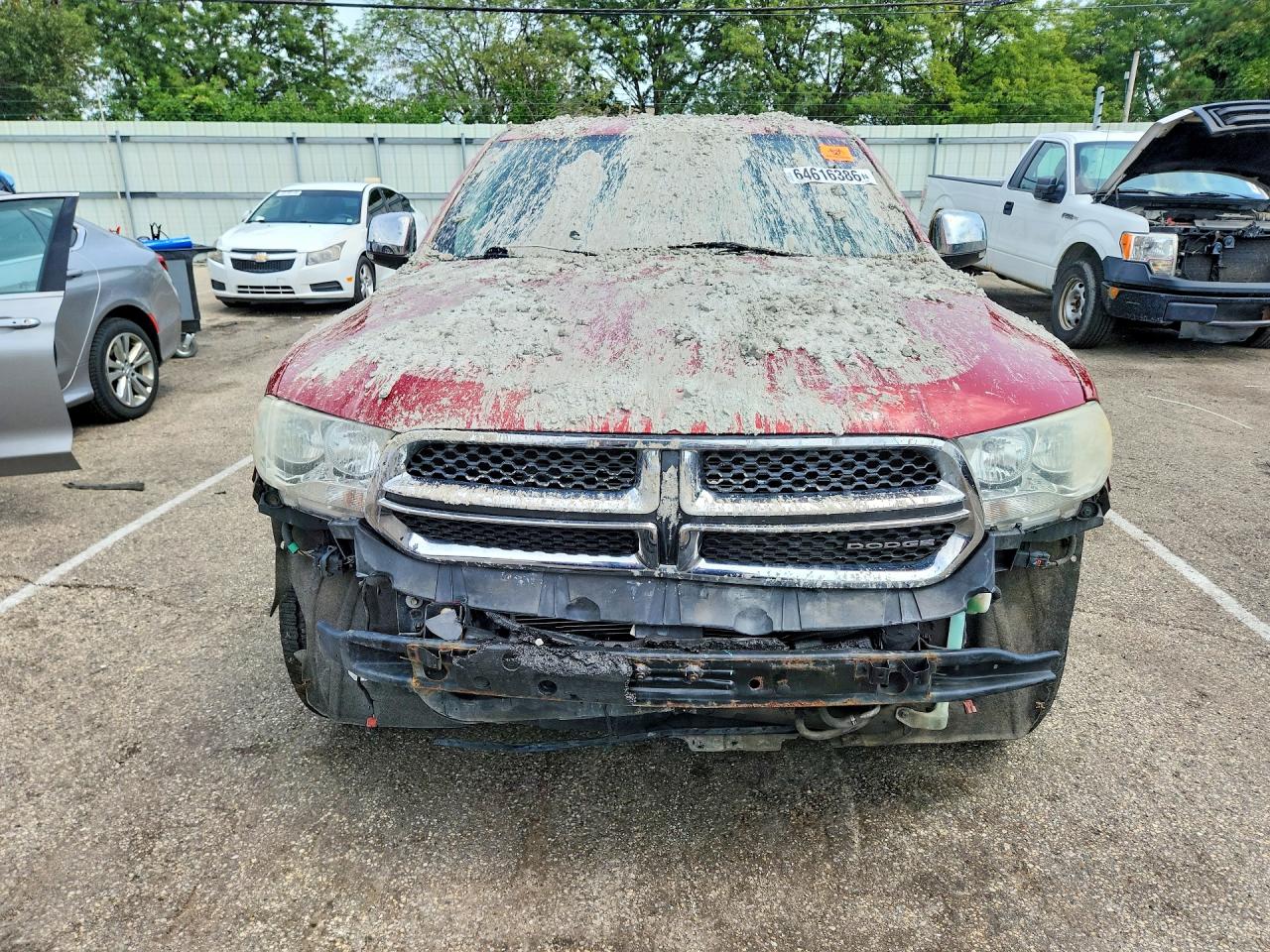 2011 Dodge Durango Crew Красный vin: 1D4RE4GG1BC598994