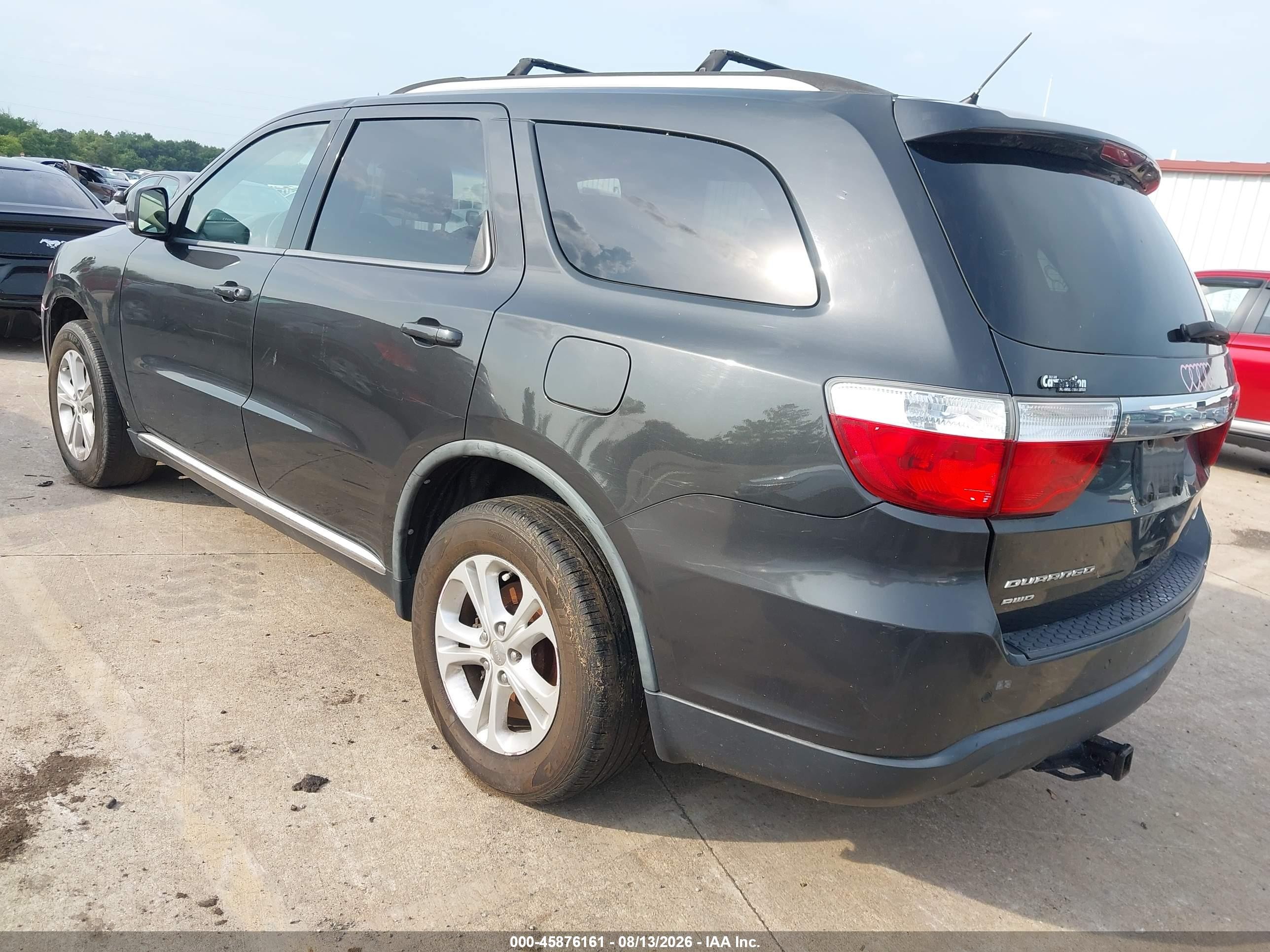 2011 Dodge Durango Crew Gray vin: 1D4RE4GG2BC625426