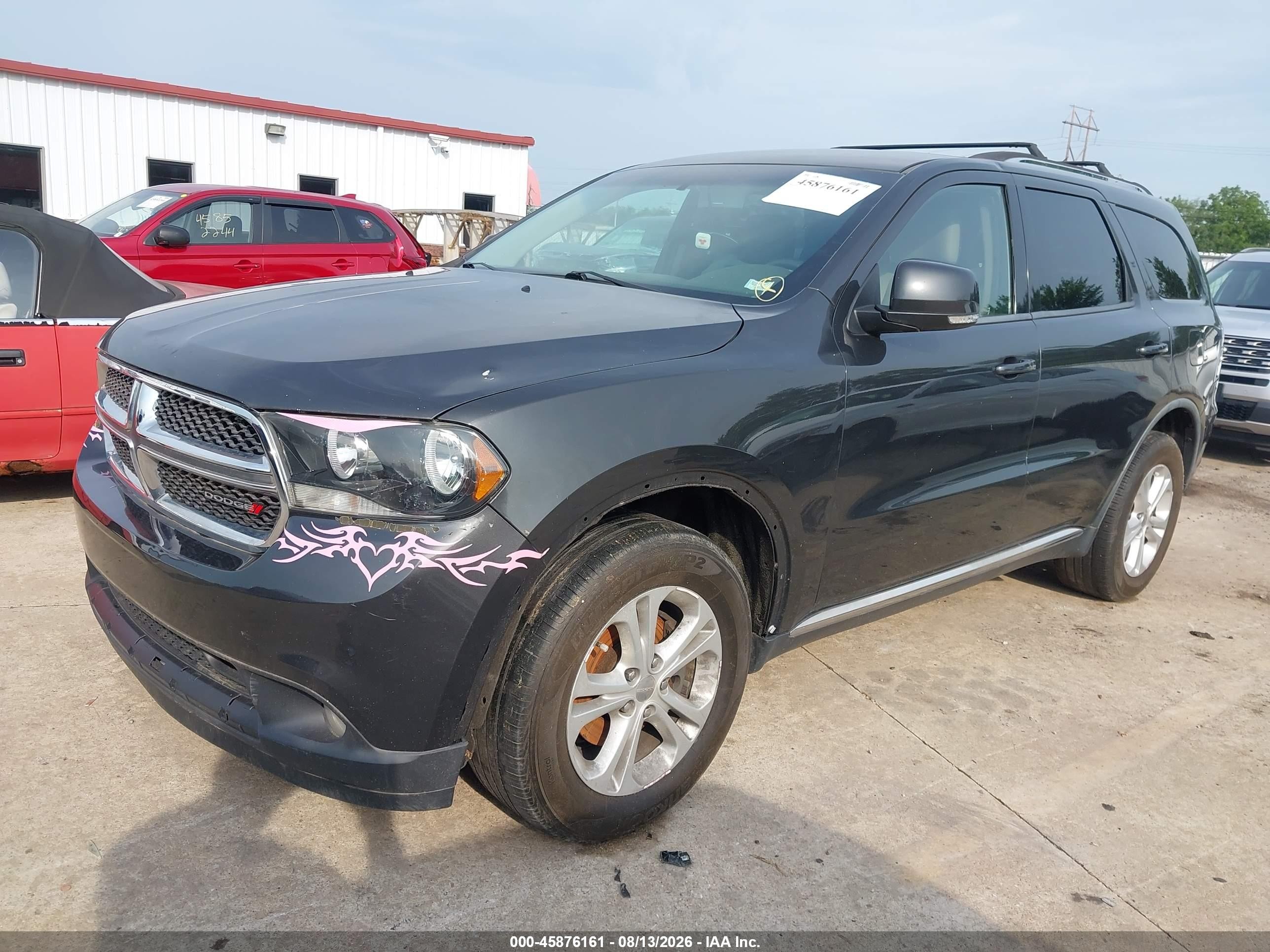 2011 Dodge Durango Crew Gray vin: 1D4RE4GG2BC625426