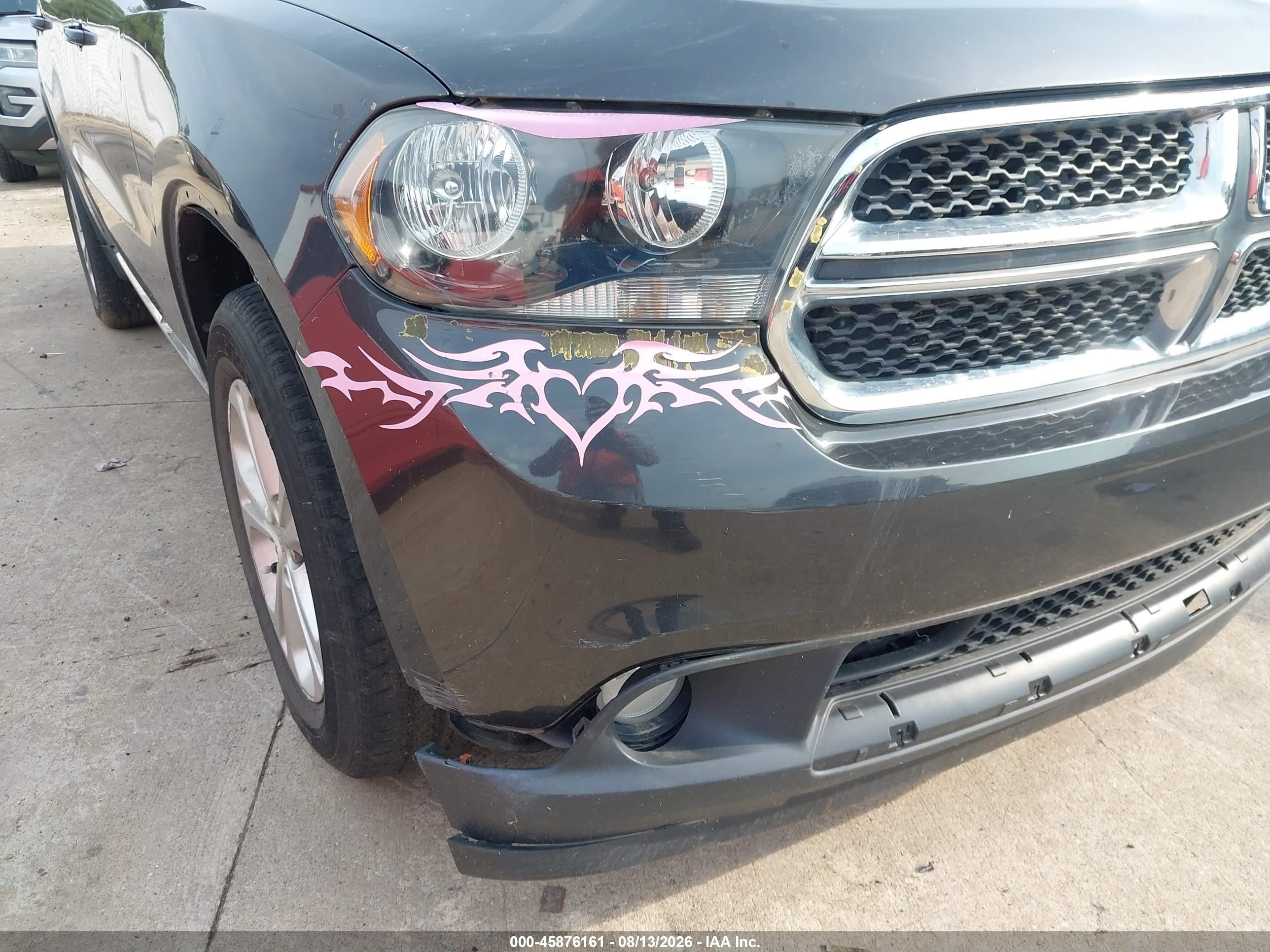 2011 Dodge Durango Crew Gray vin: 1D4RE4GG2BC625426