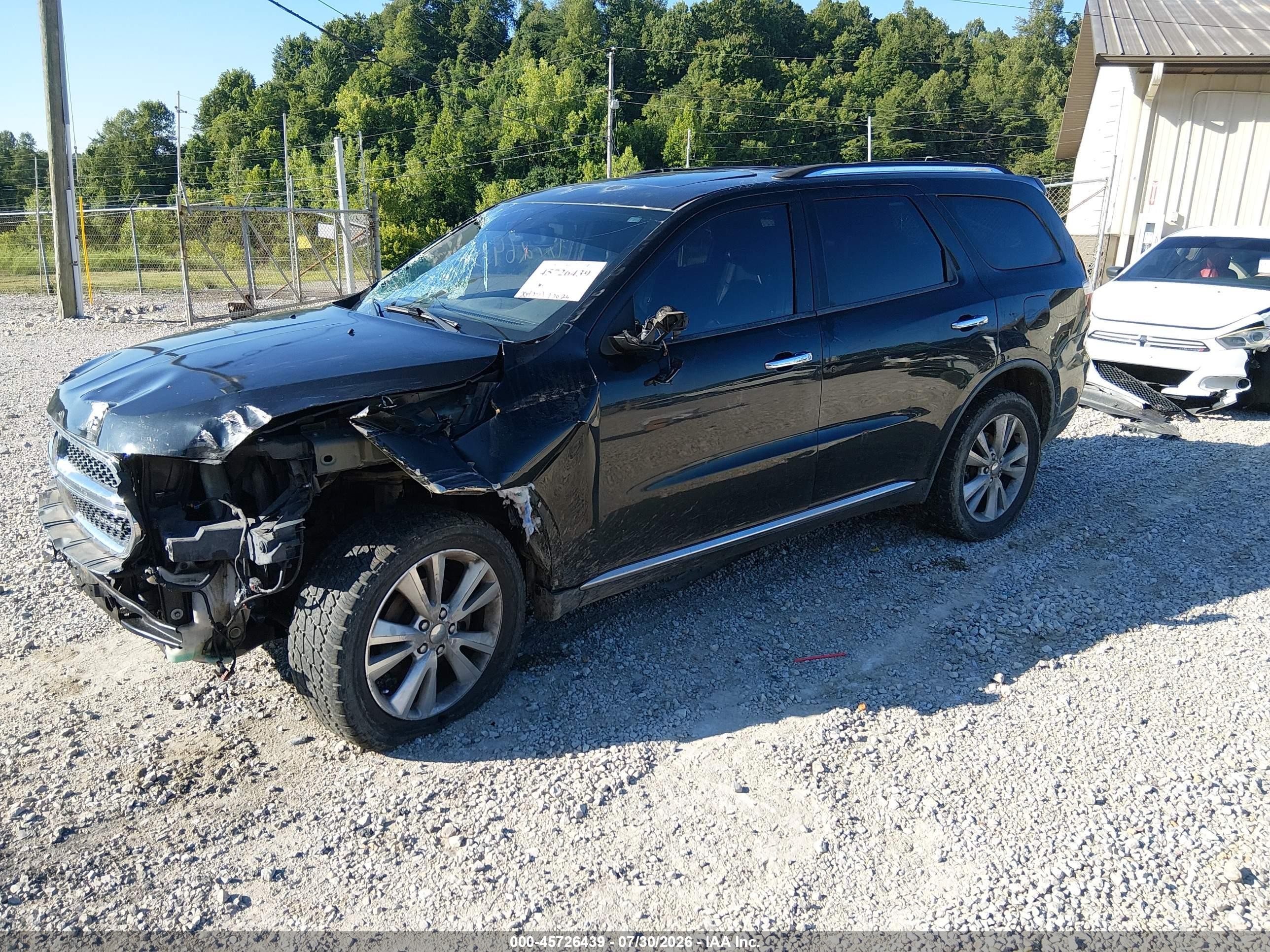 2011 Dodge Durango Crew Black vin: 1D4RE4GG2BC654117