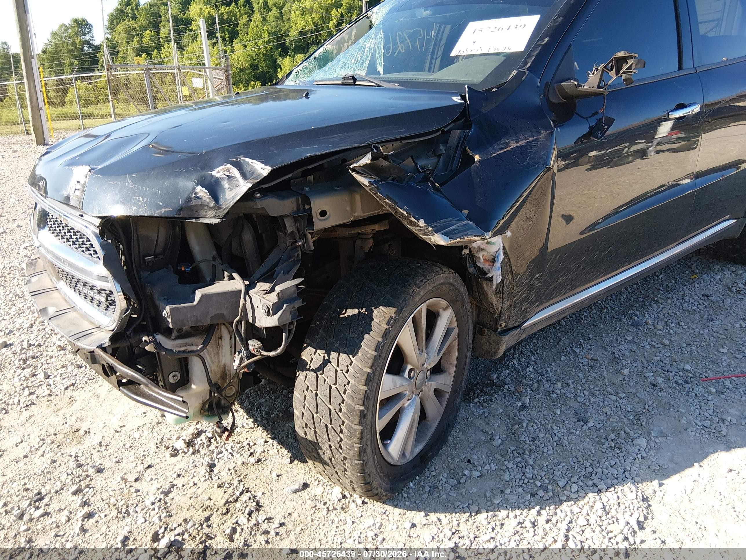 2011 Dodge Durango Crew Black vin: 1D4RE4GG2BC654117