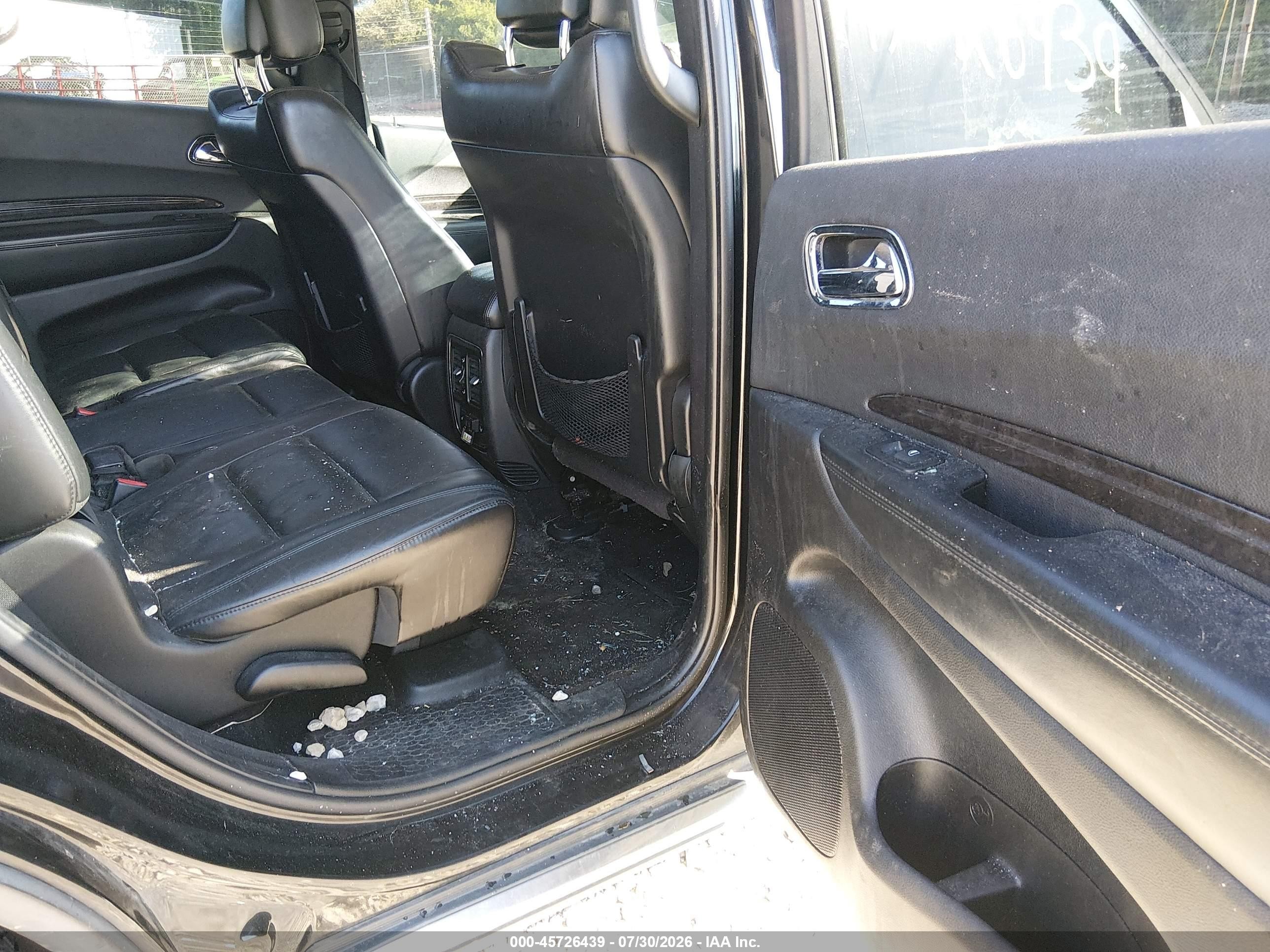 2011 Dodge Durango Crew Black vin: 1D4RE4GG2BC654117