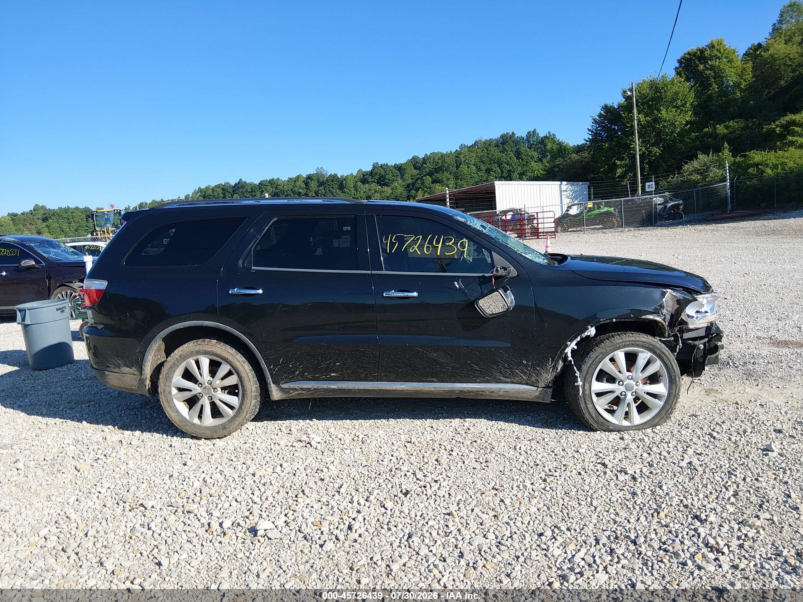 2011 Dodge Durango Crew Black vin: 1D4RE4GG2BC654117