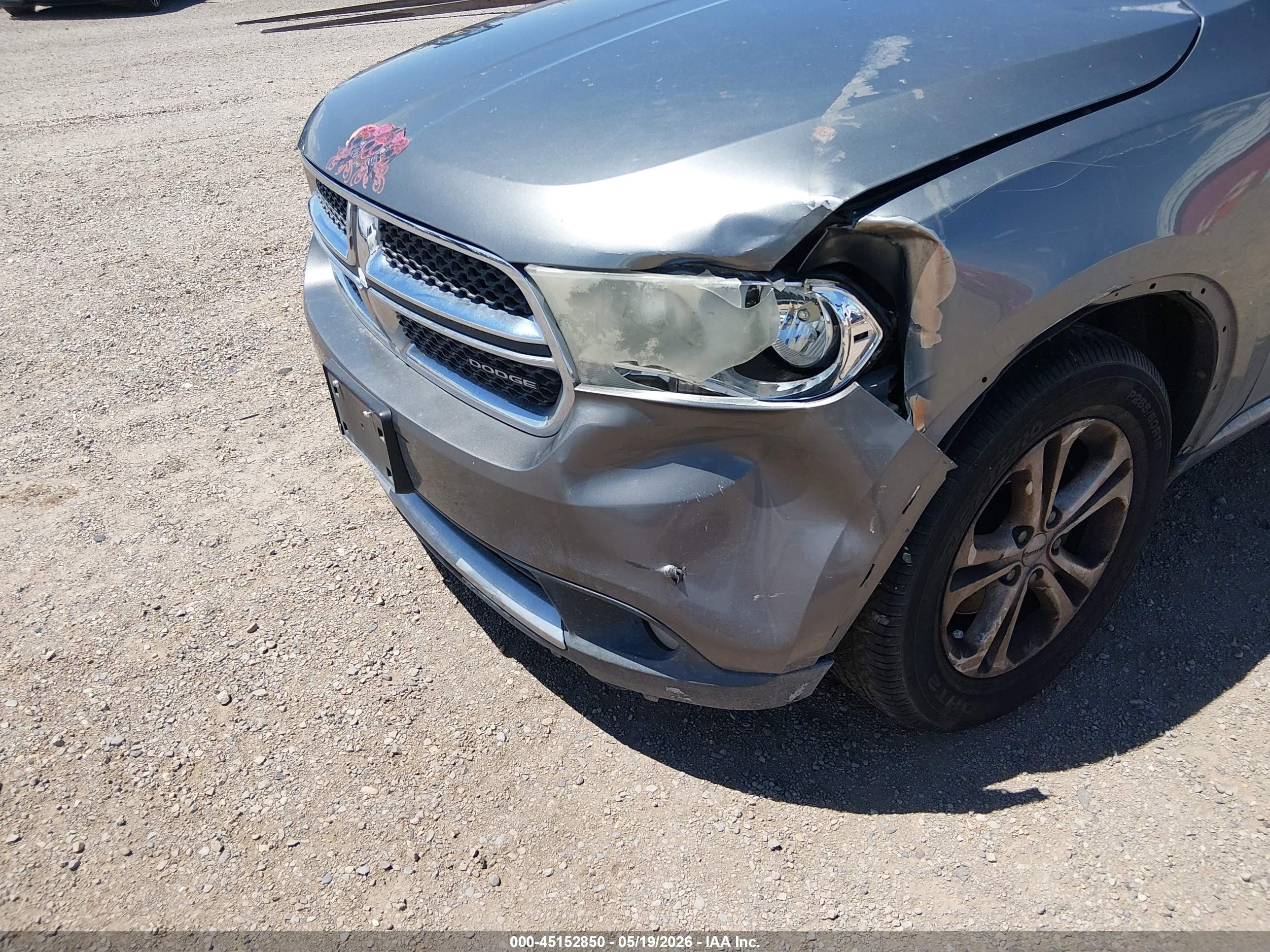 2011 Dodge Durango Crew Gray vin: 1D4RE4GG2BC660516