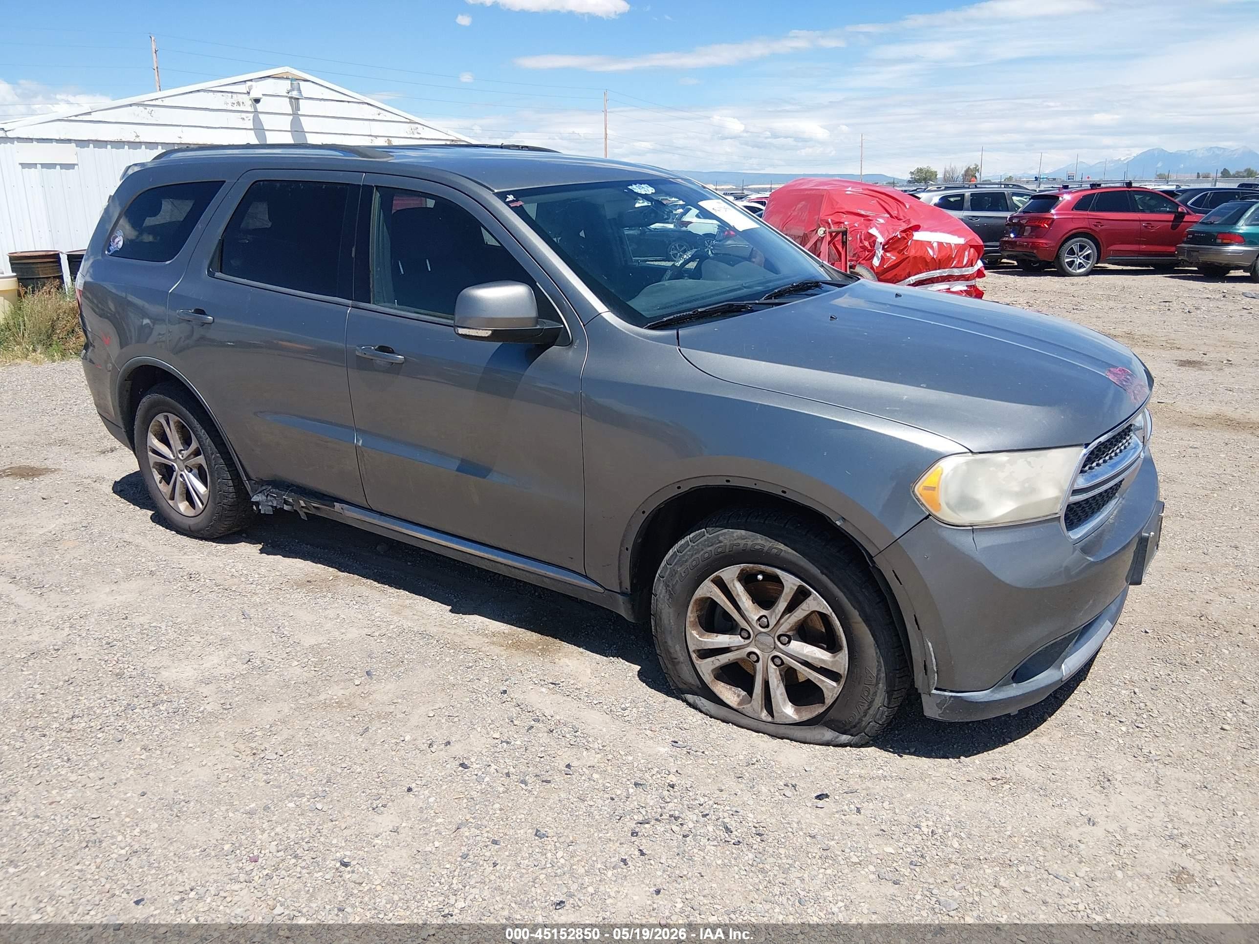 2011 Dodge Durango Crew Серый vin: 1D4RE4GG2BC660516
